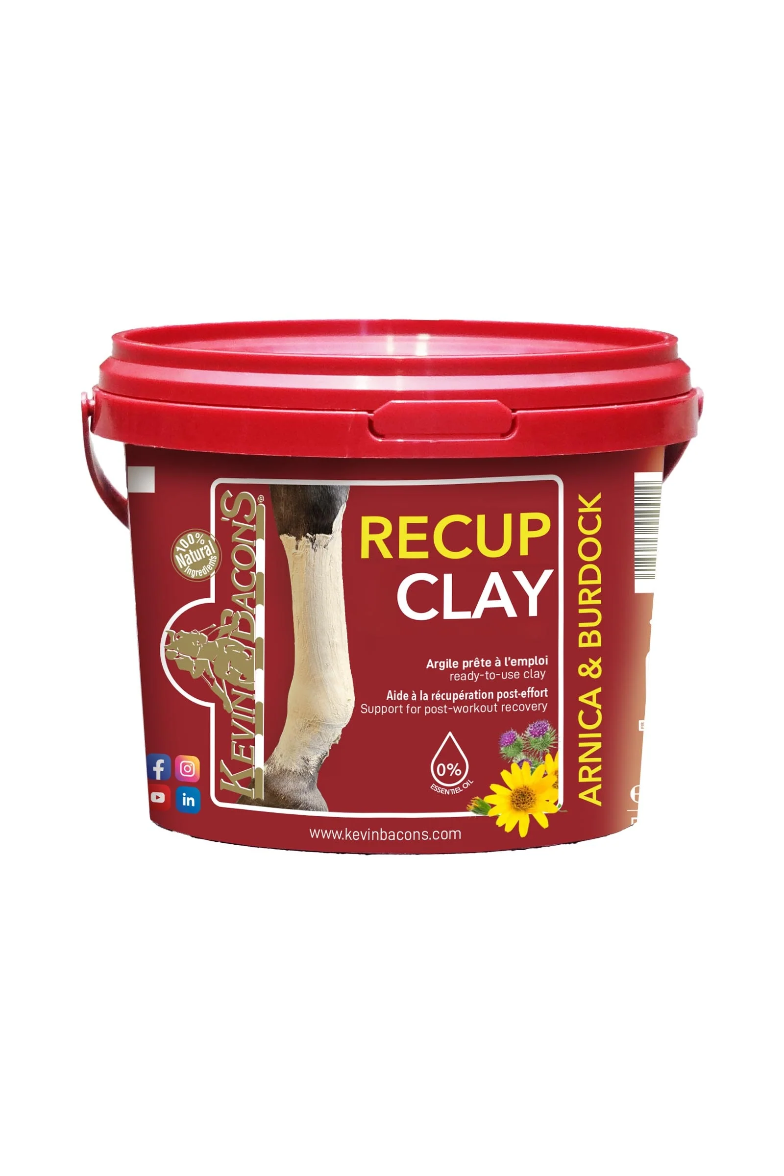 Kevin Bacon's Recup Clay, regenererende leire, 1,5 kg No Color 15