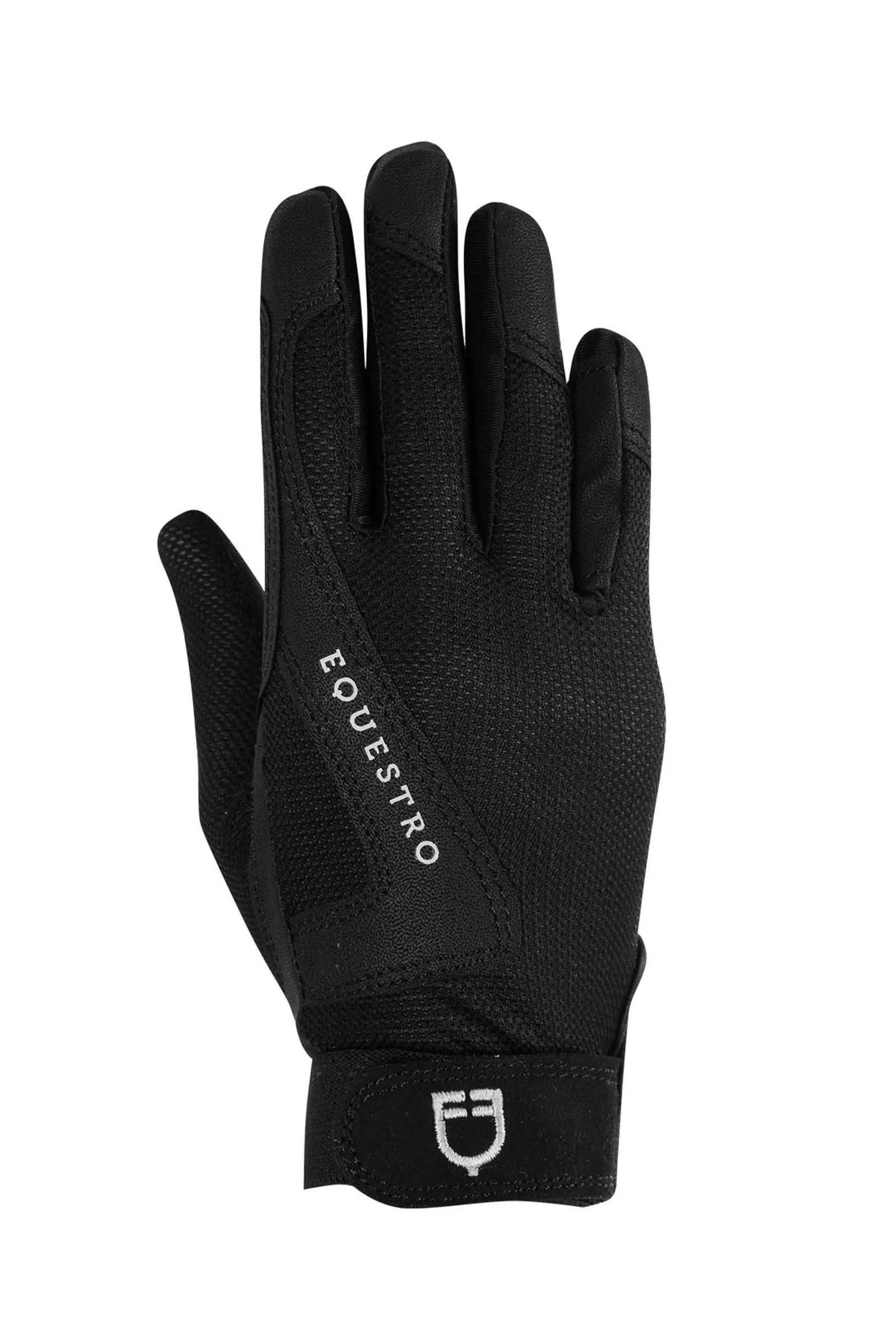 barn ridehansker i teknisk materiale Black 008-x-010