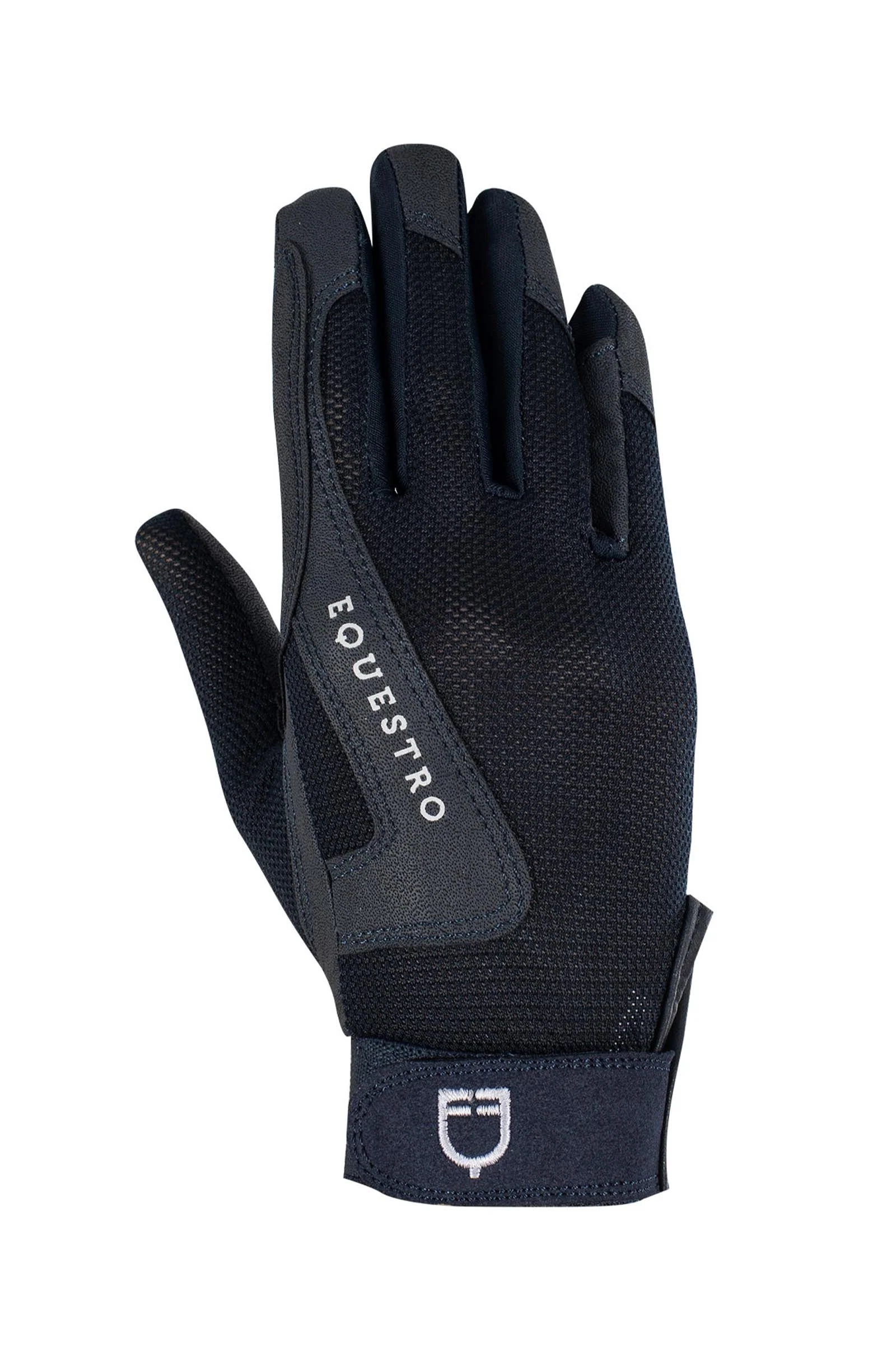 barn ridehansker i teknisk materiale Navy 012-x-014
