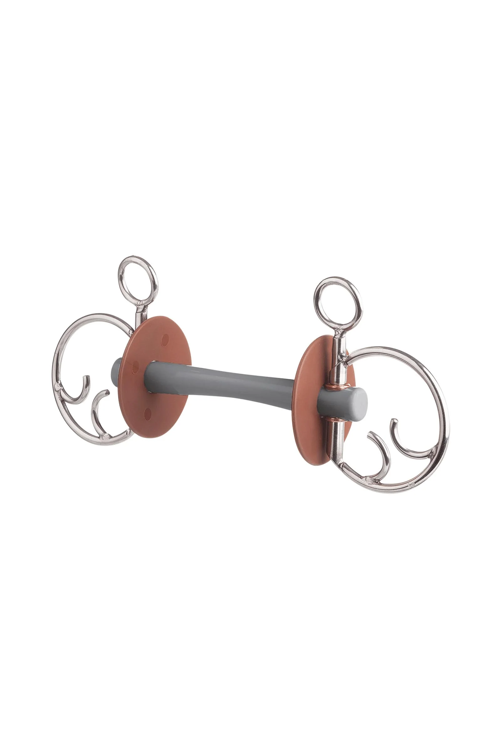 kimblewick-bitt med komfortstang, hard No Color 130 mm