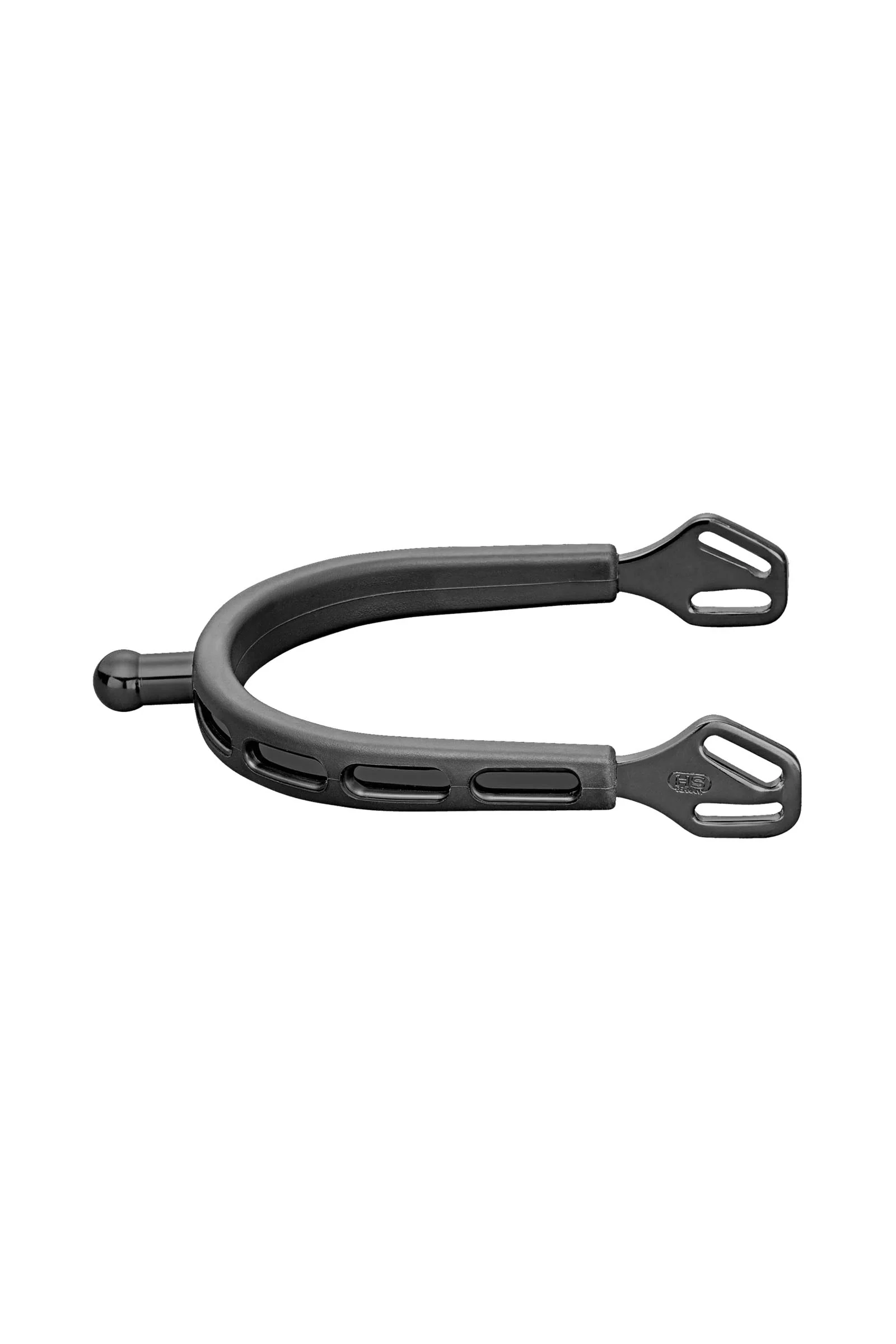 Klimke Collection sporer Ultra Fit Extra Grip, Black Series, rustfritt stål, 20 mm kulehals Black 20