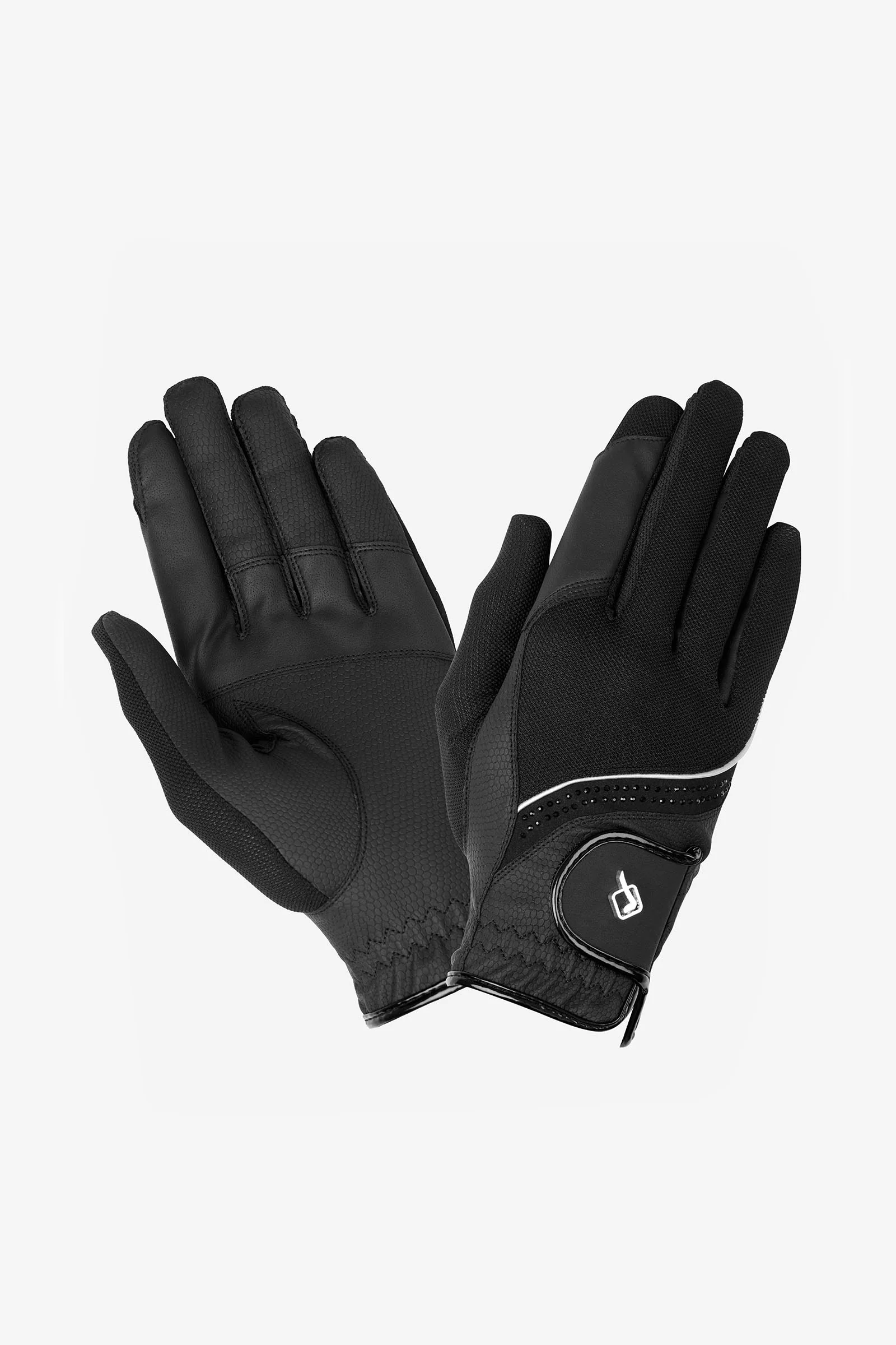 Crystal hansker Black S
