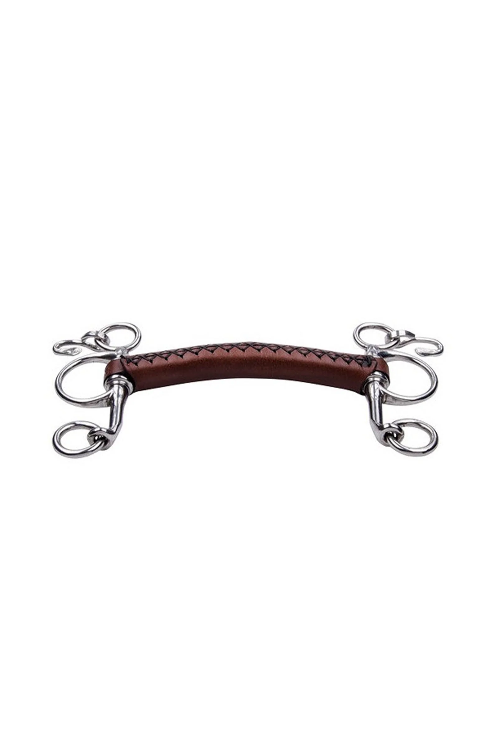 rett babypelham i lær Brown 145 mm