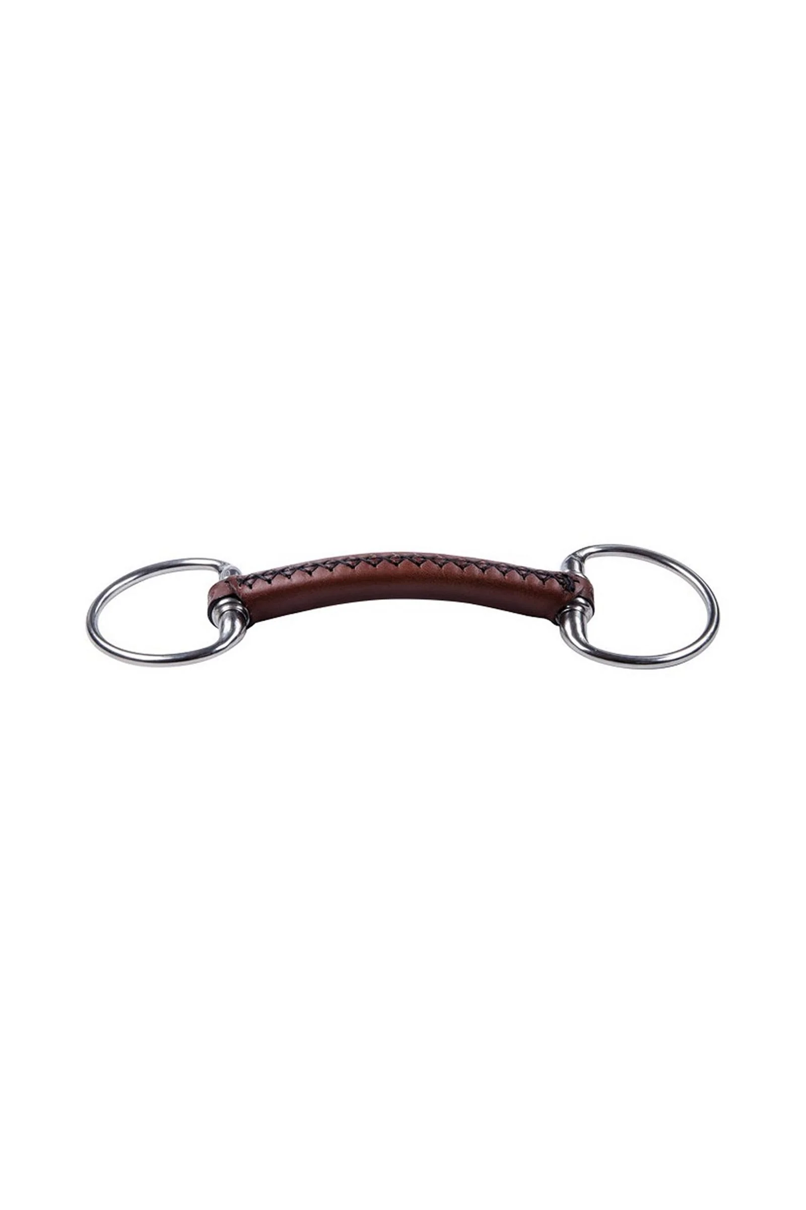 Lær Eggbutt Straight-20 Brown 115 mm