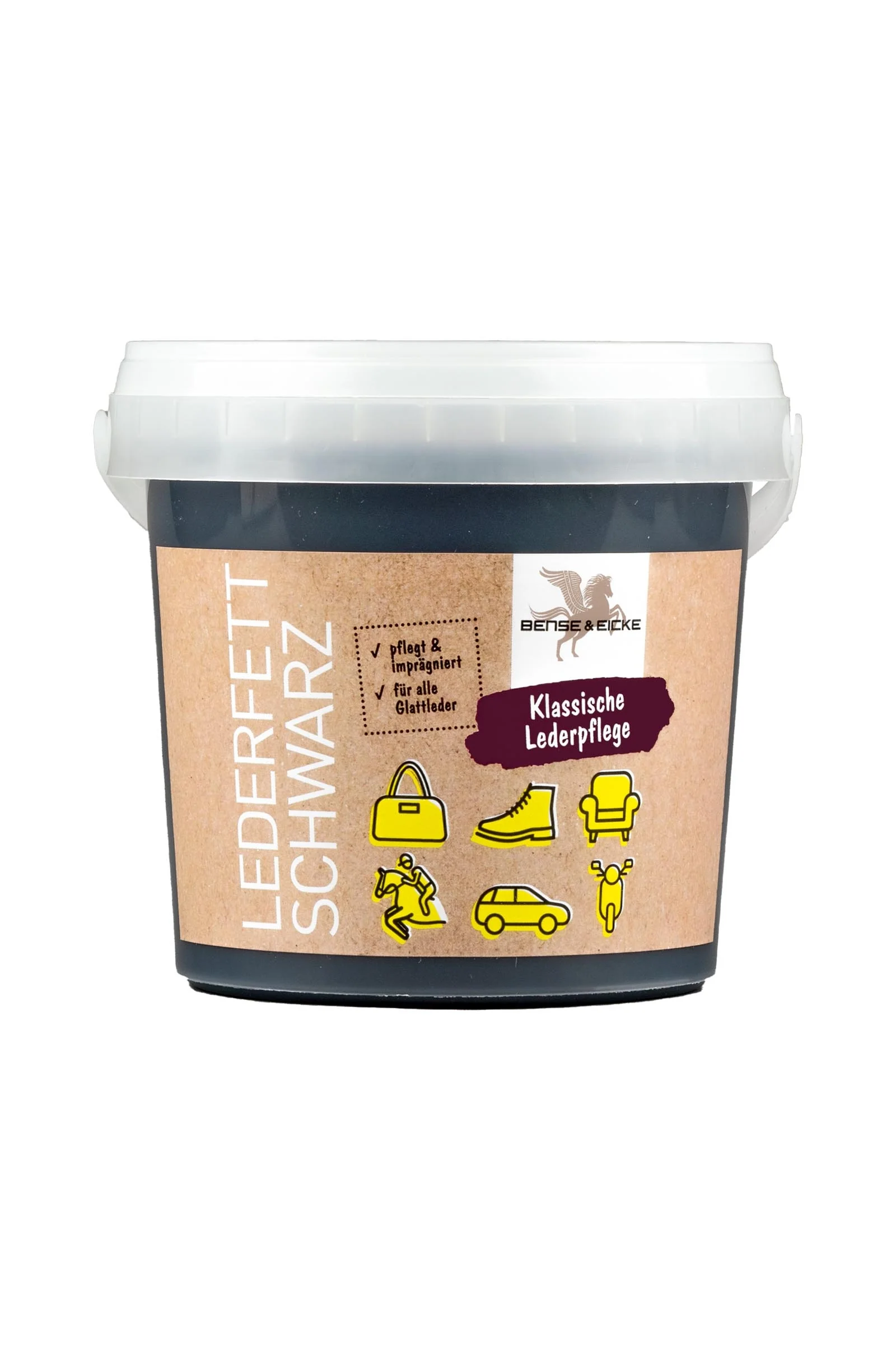 Svart lærfett, 500 ml 500 ml