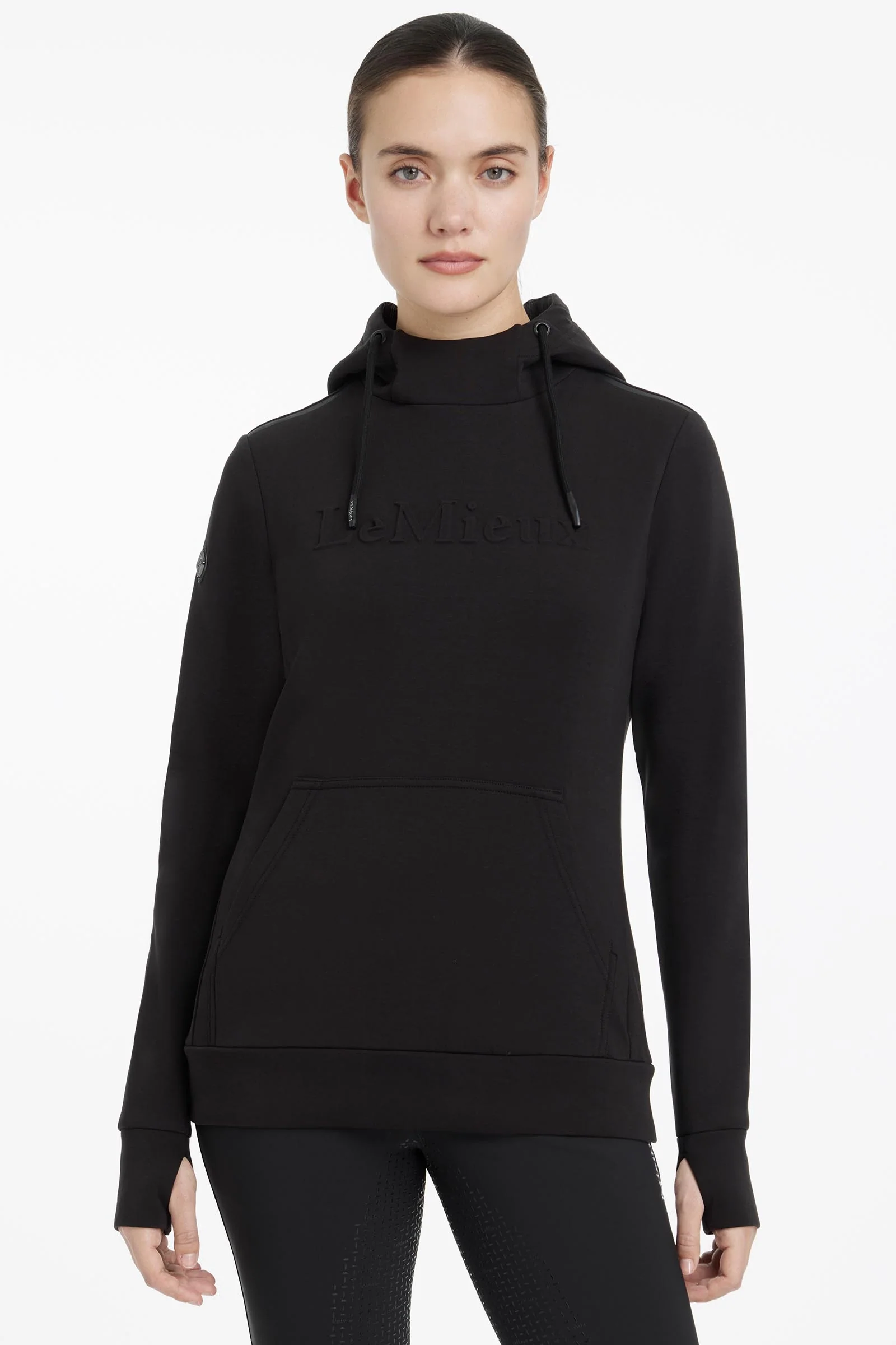 Classique damehoodie Black 34