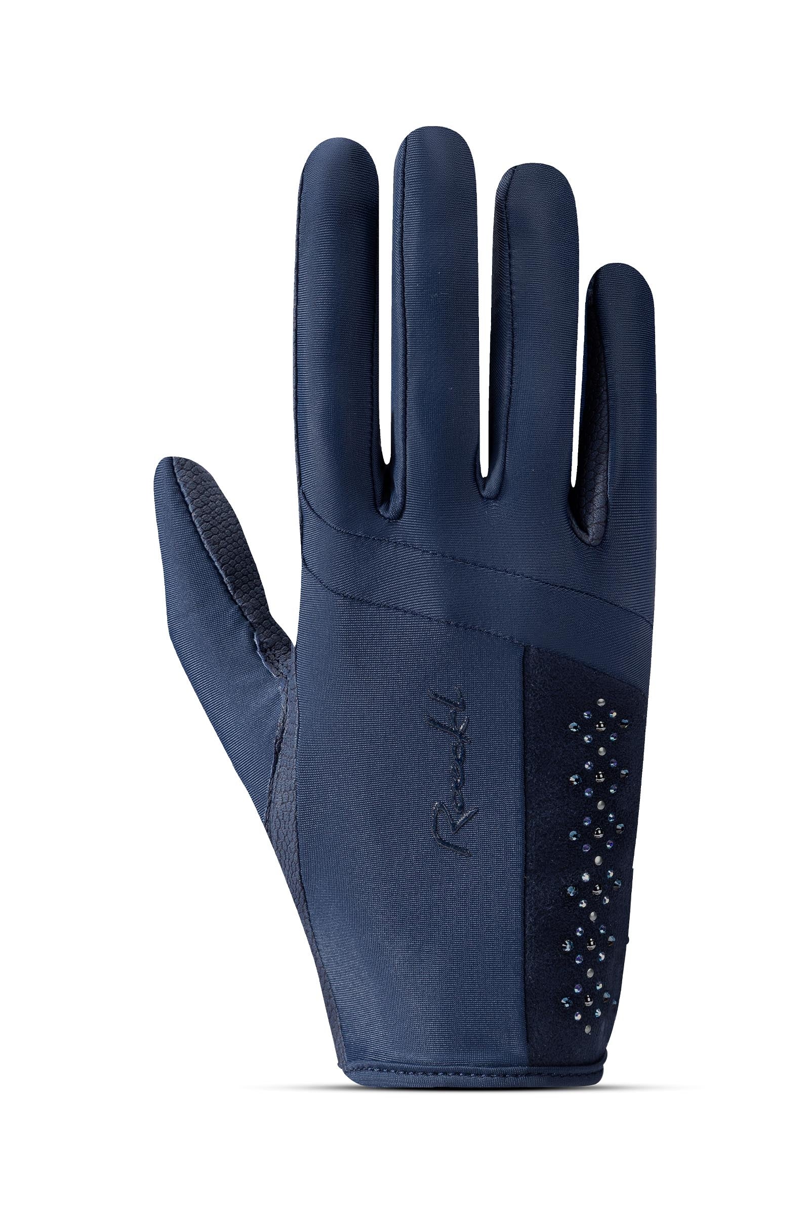 Lillinoe ridehansker Festive Blue 7,5
