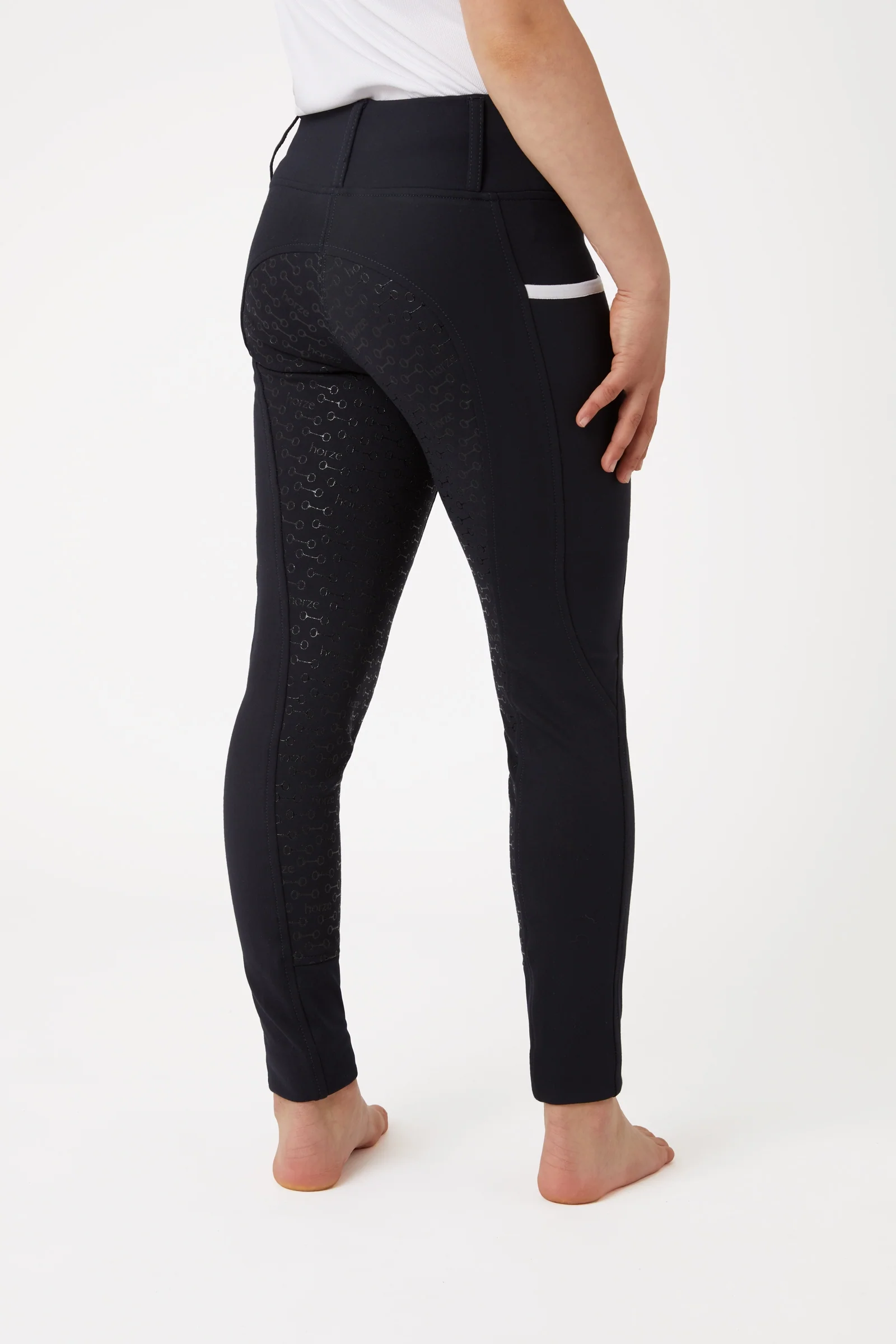 Lucinda tights, helforsterket med silikon, høyt liv, barn Dark Navy 130