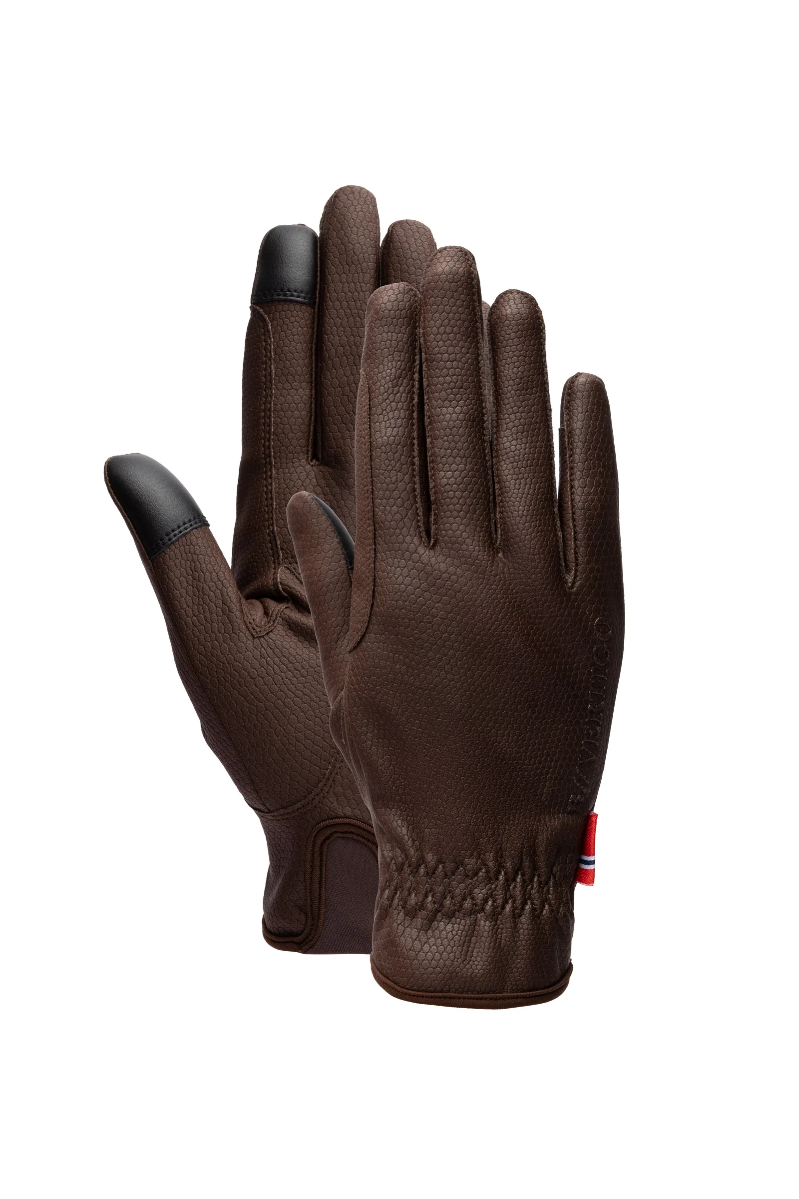 Luka ridehansker (Smal versjon) dark brown 8