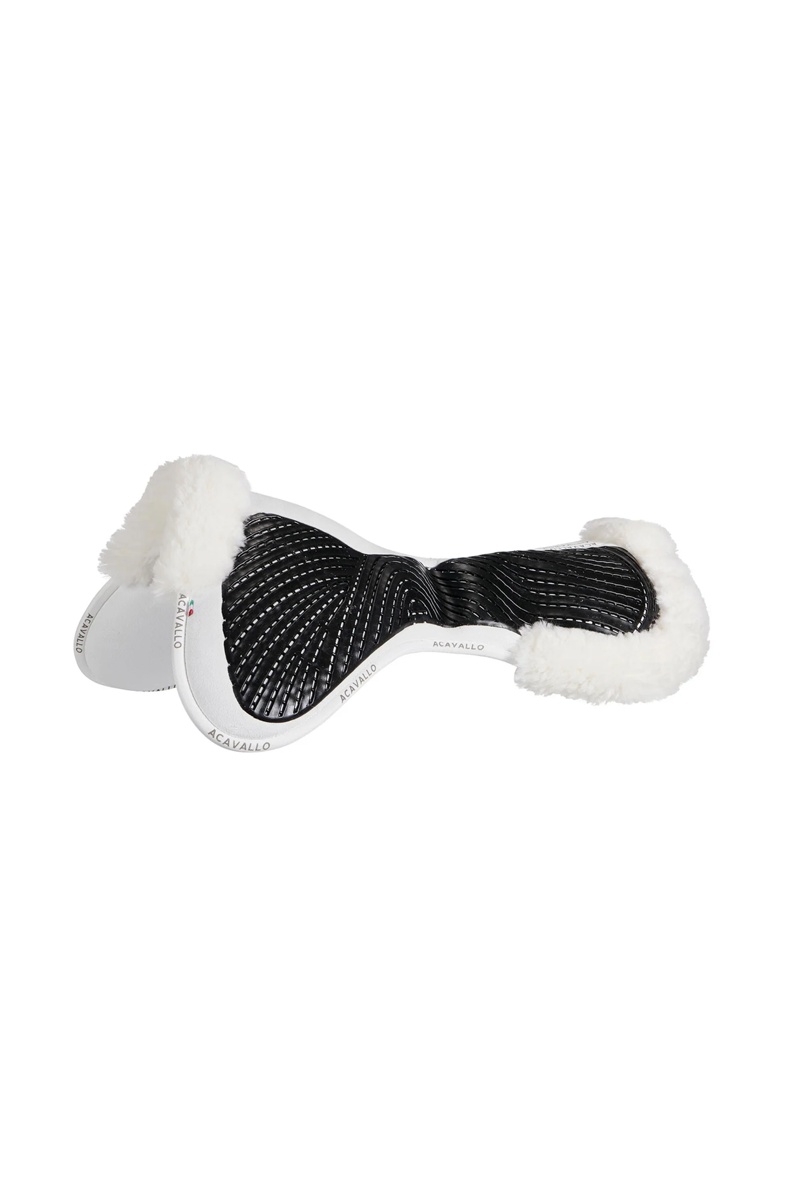 Close Contact Gel & Memory Foam Halvpad med lammeskinn White/White Én størrelse