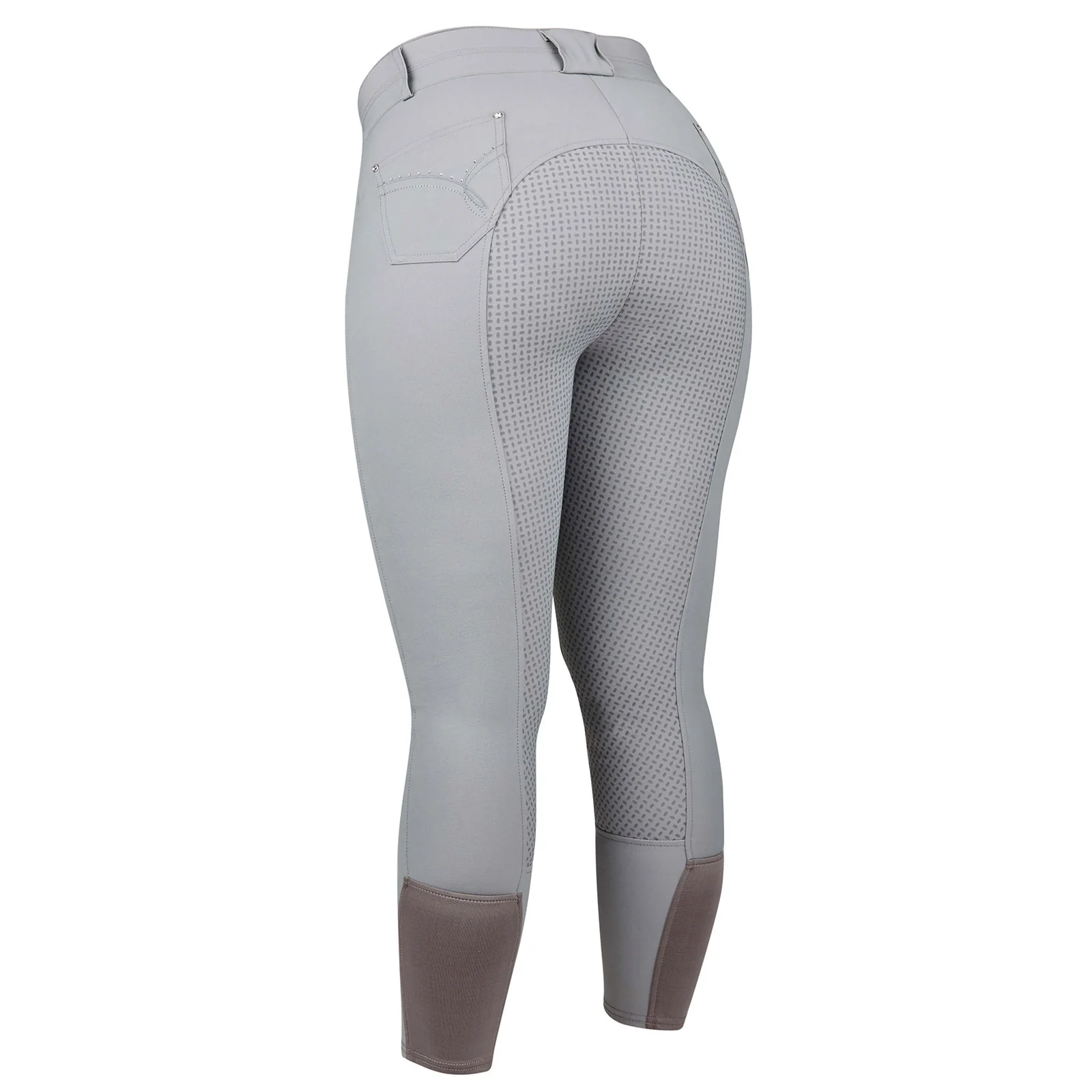 Lunar helforsterket ridebukser med gel Grey 42