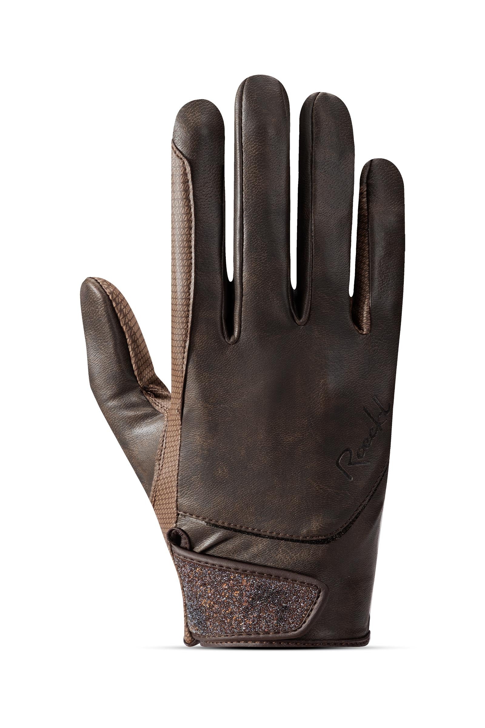 Lusita ridehansker Mocha Antique 7