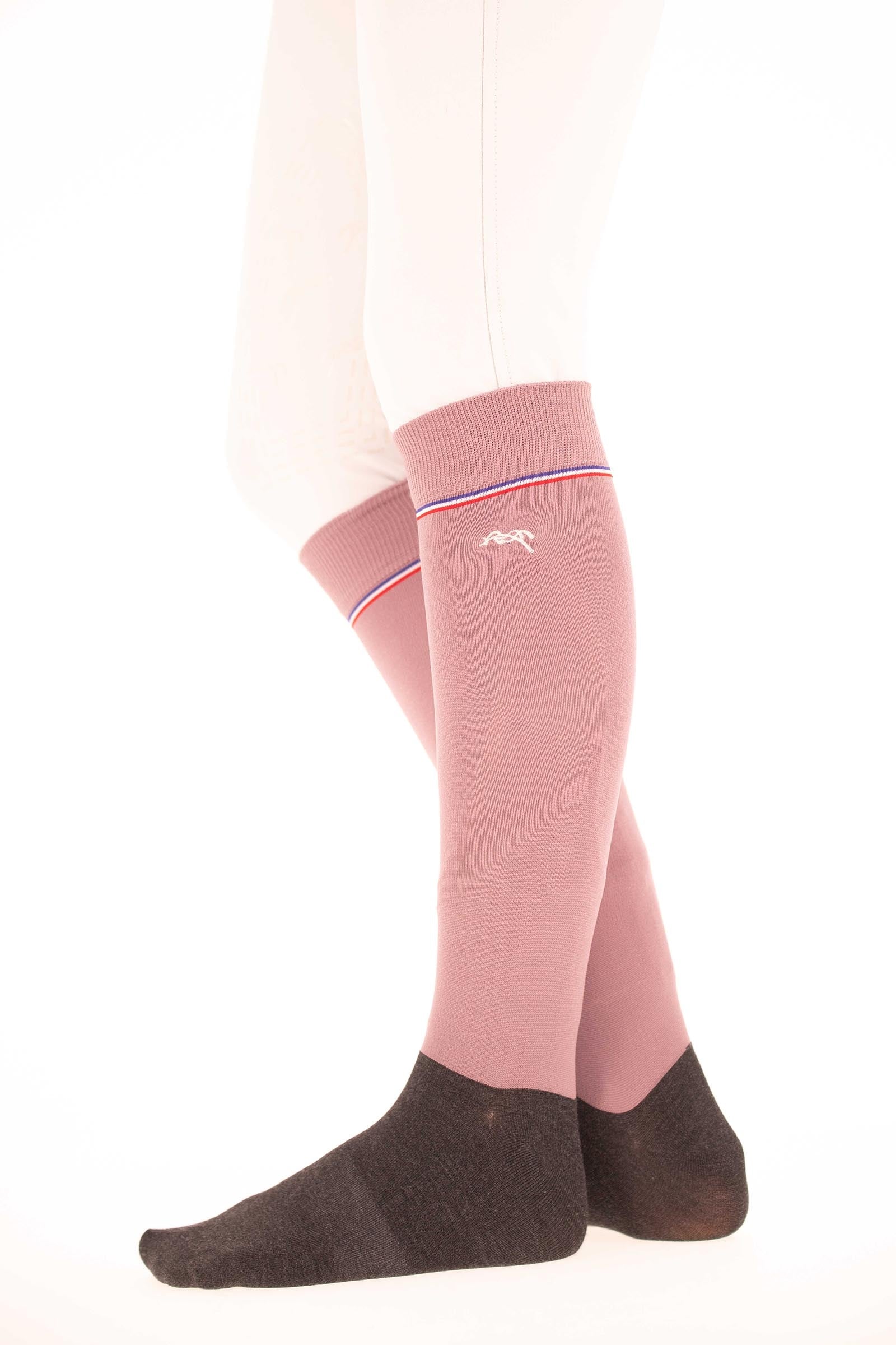 Luxe ridesokker Powder Pink 34 - 36