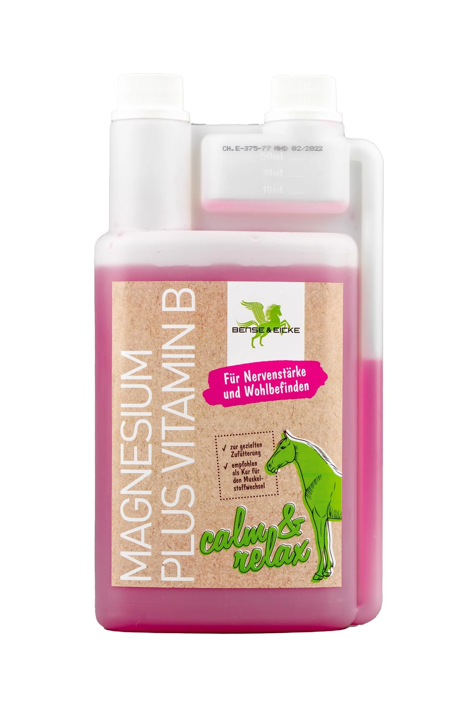 Magnesium Plus Vitamin B, 1000 ml No Color 1