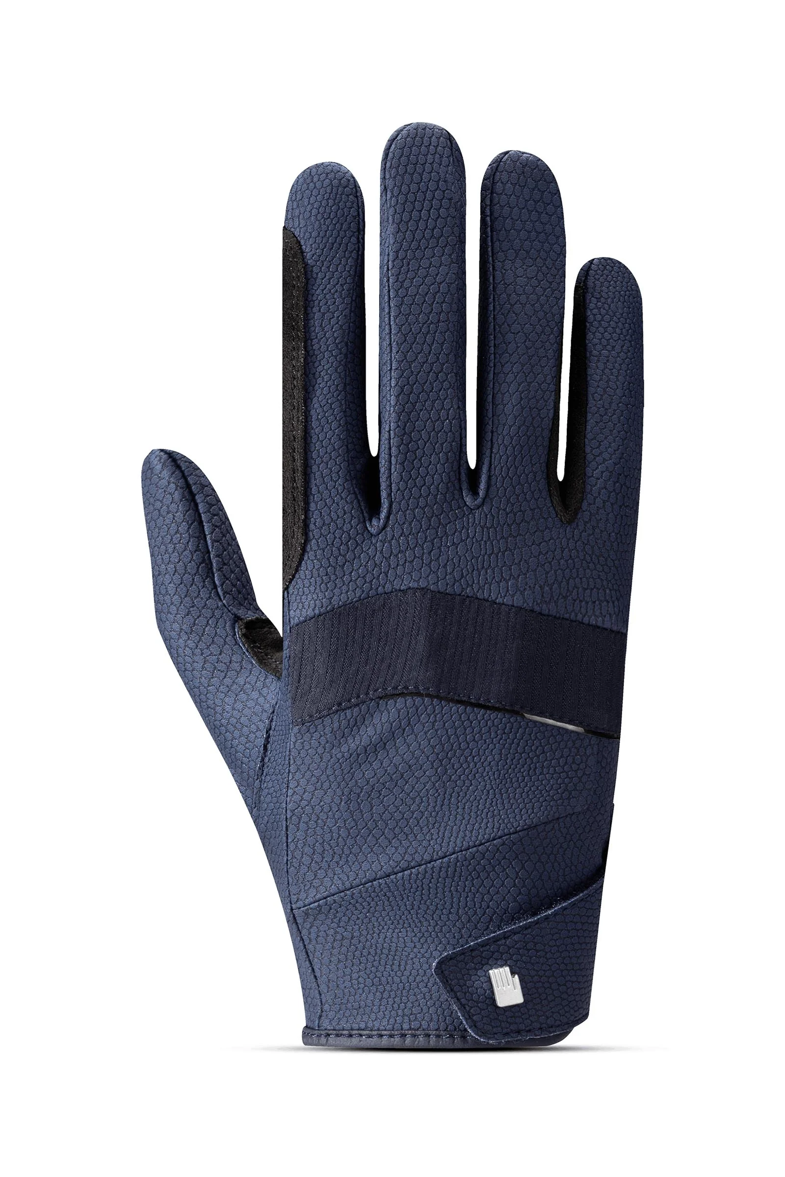Manecaress ridehansker Navy 6,5