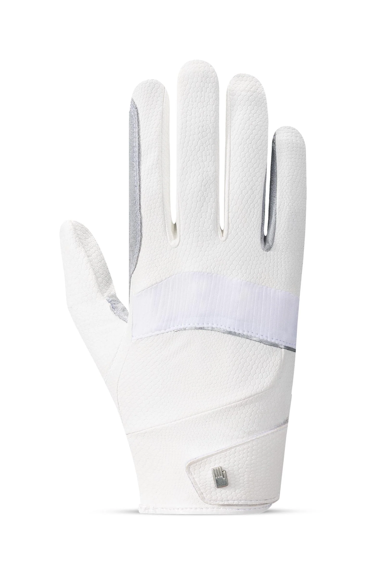 Manecaress ridehansker White 6