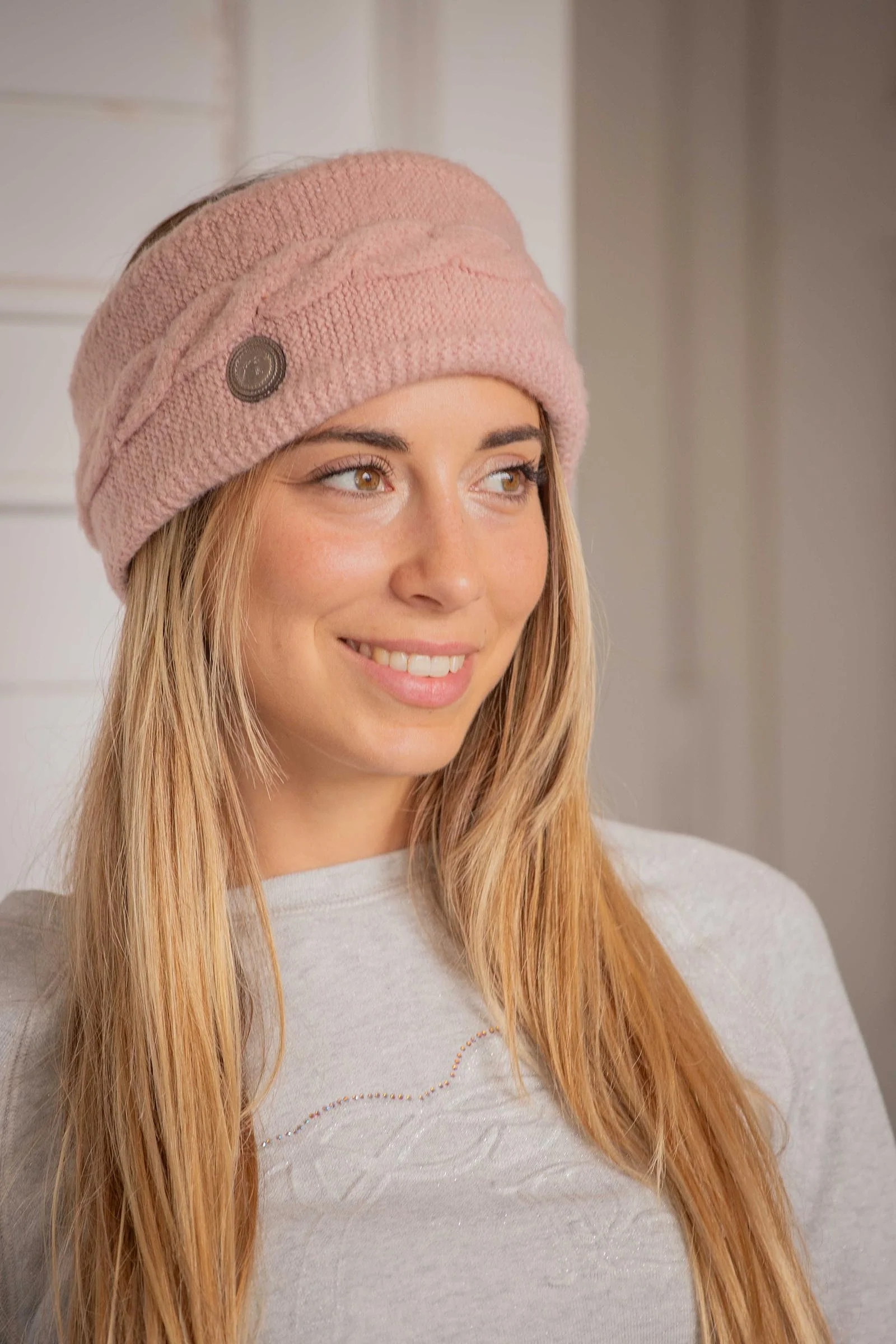 Mel pannebånd Antique Pink Én størrelse
