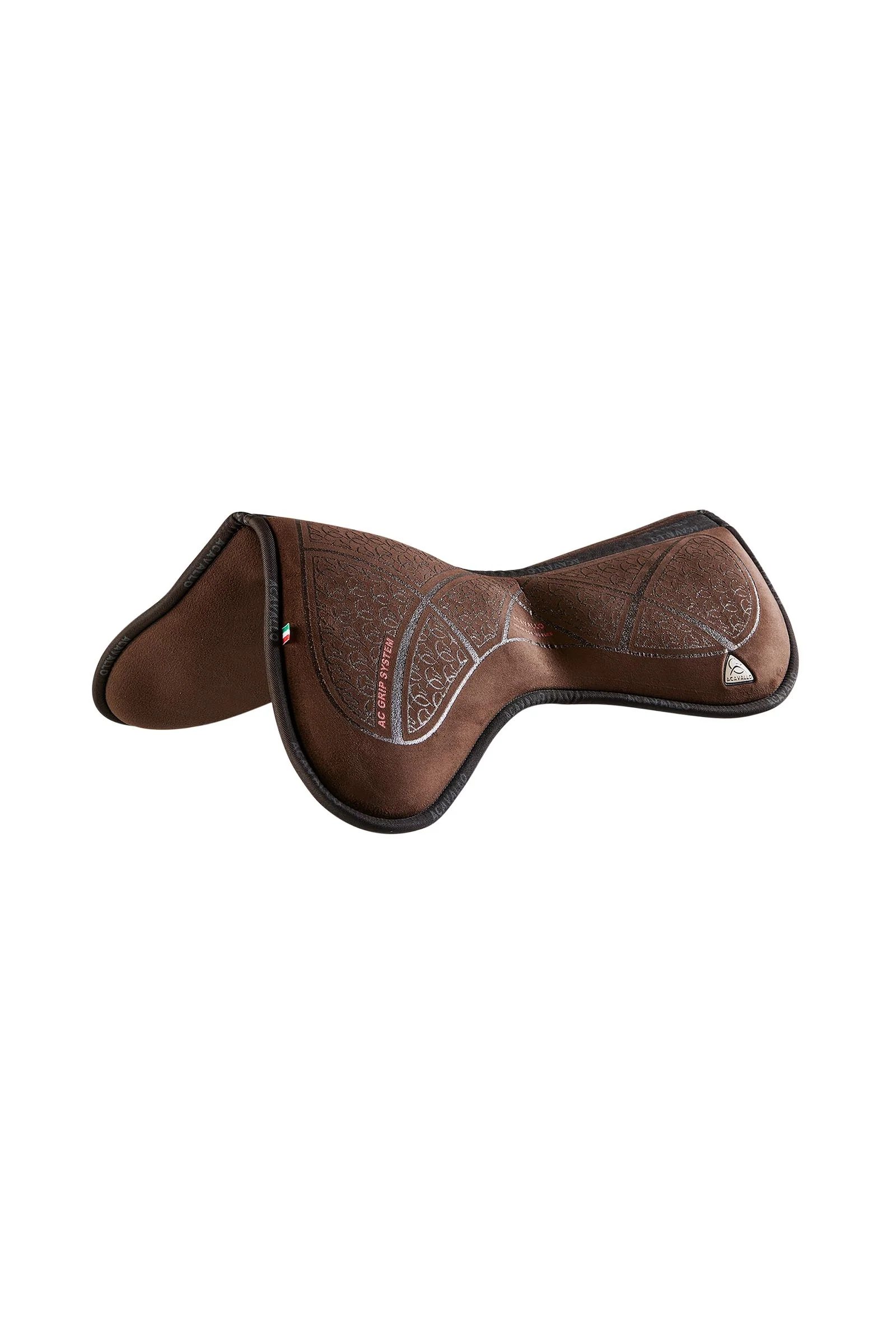 Classic memory foam sprangpad close contact i semsket med silikon-grep, flat Brown/Bronze M
