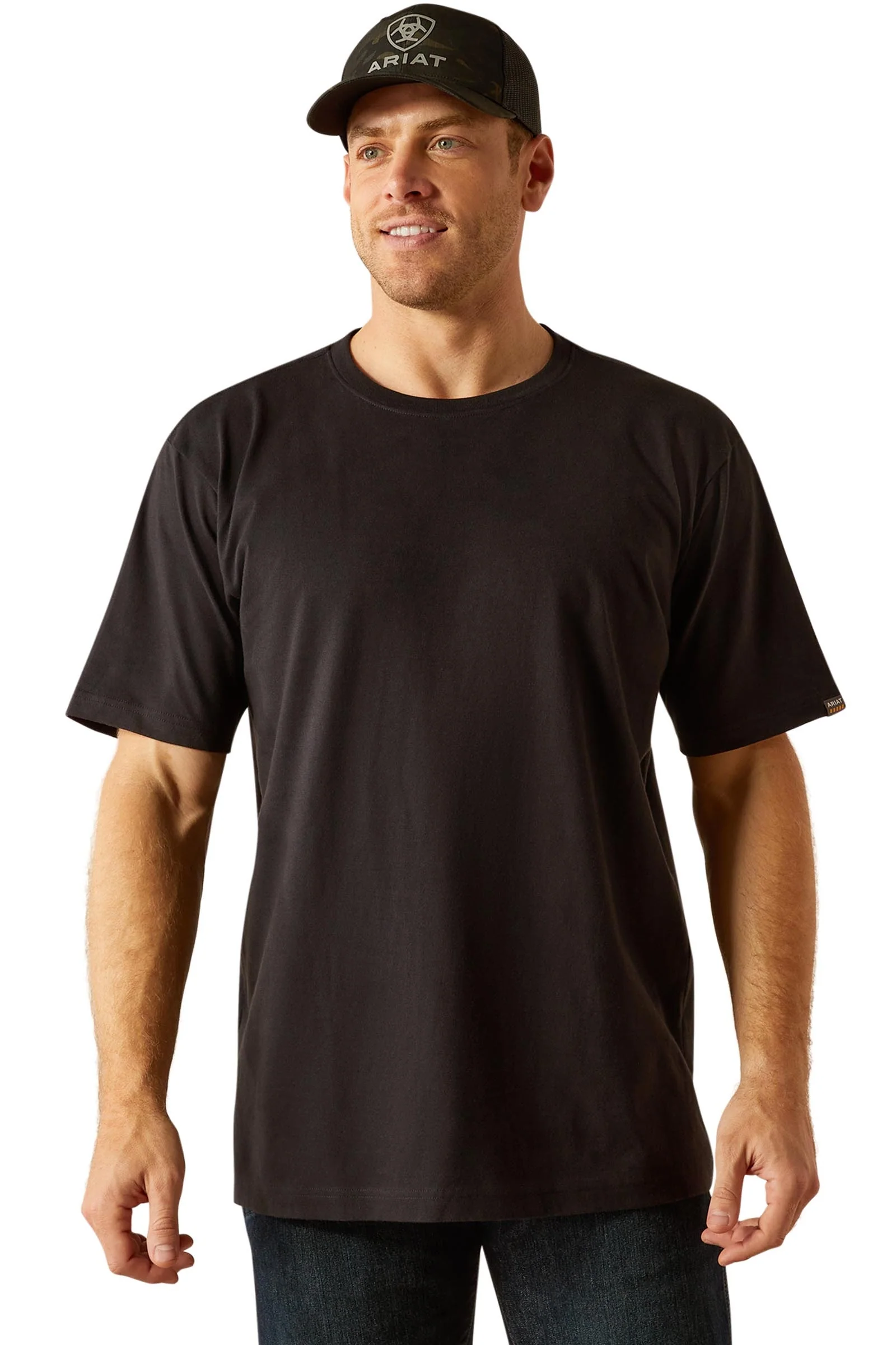 Rebar CottonStrong T-skjorte til herre Black S