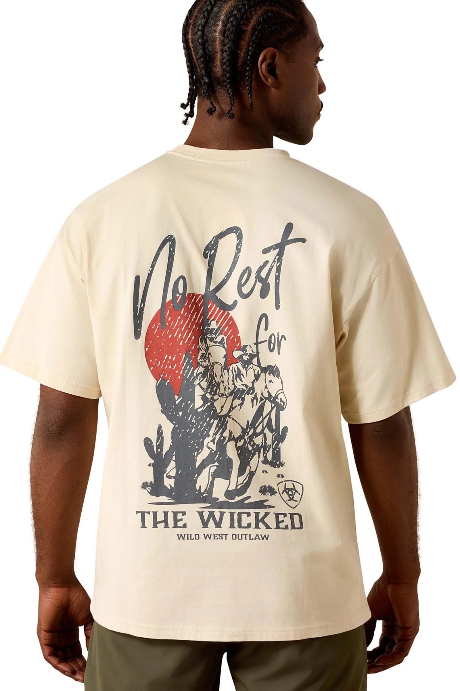 Men's The Wicked Boxy T-skjorte Sandshell S