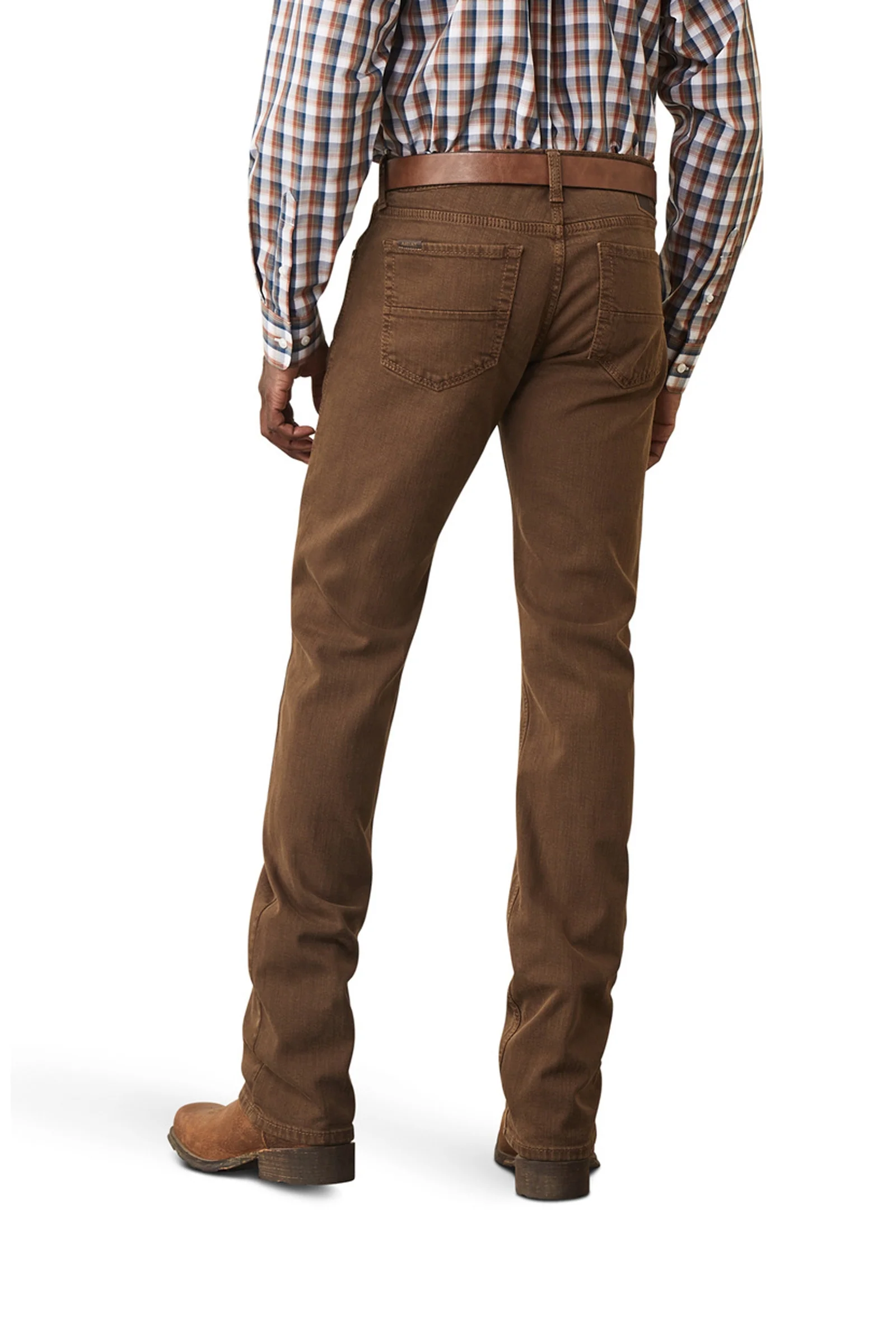M7 Str Grizzly Straight jeans til herre i olivengrønn Peat W31/L32