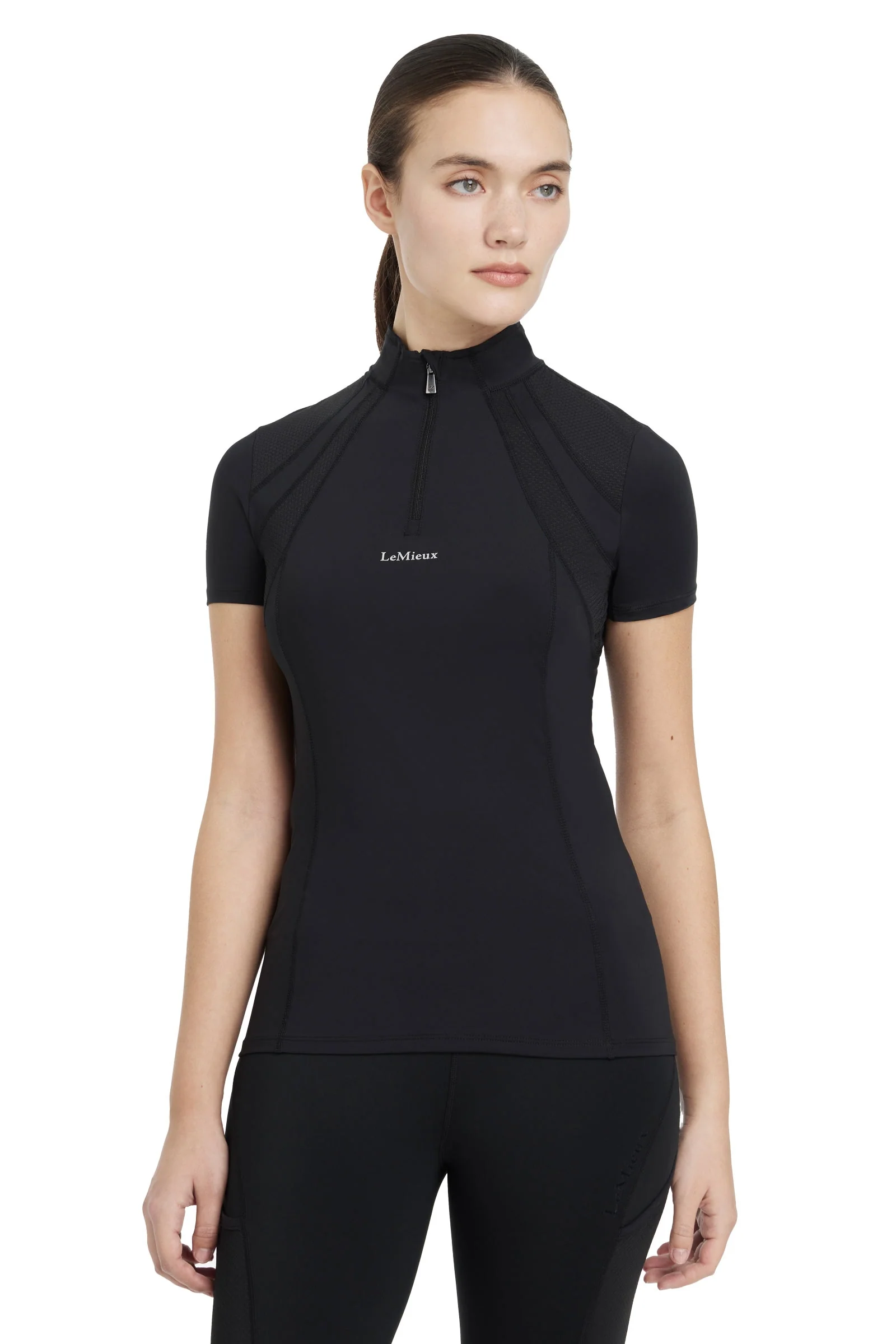 Mia Dame Mesh Base Layer Black 44