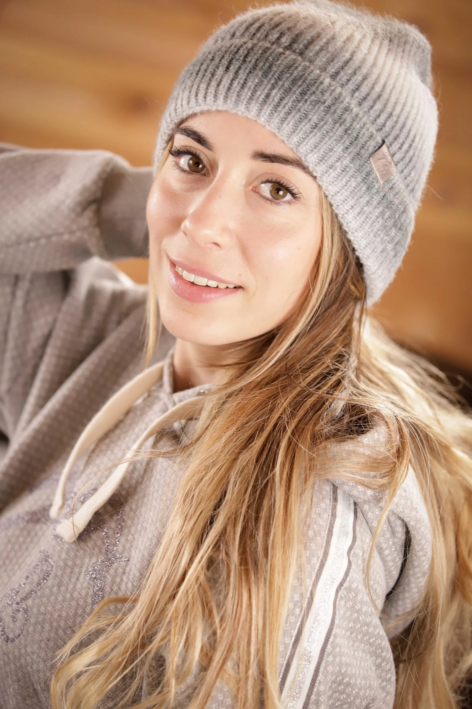 Mila lue Grey Melange Ăn stĂžrrelse