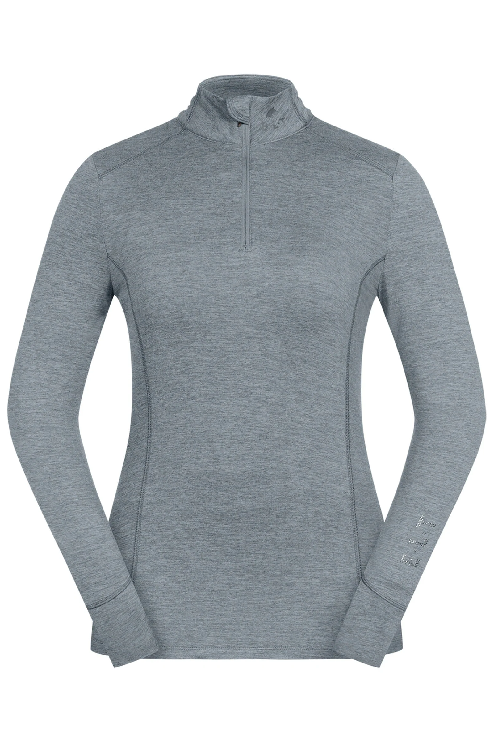 Milano funksjonell glidelåsskjorte for kvinner Silver Blue M