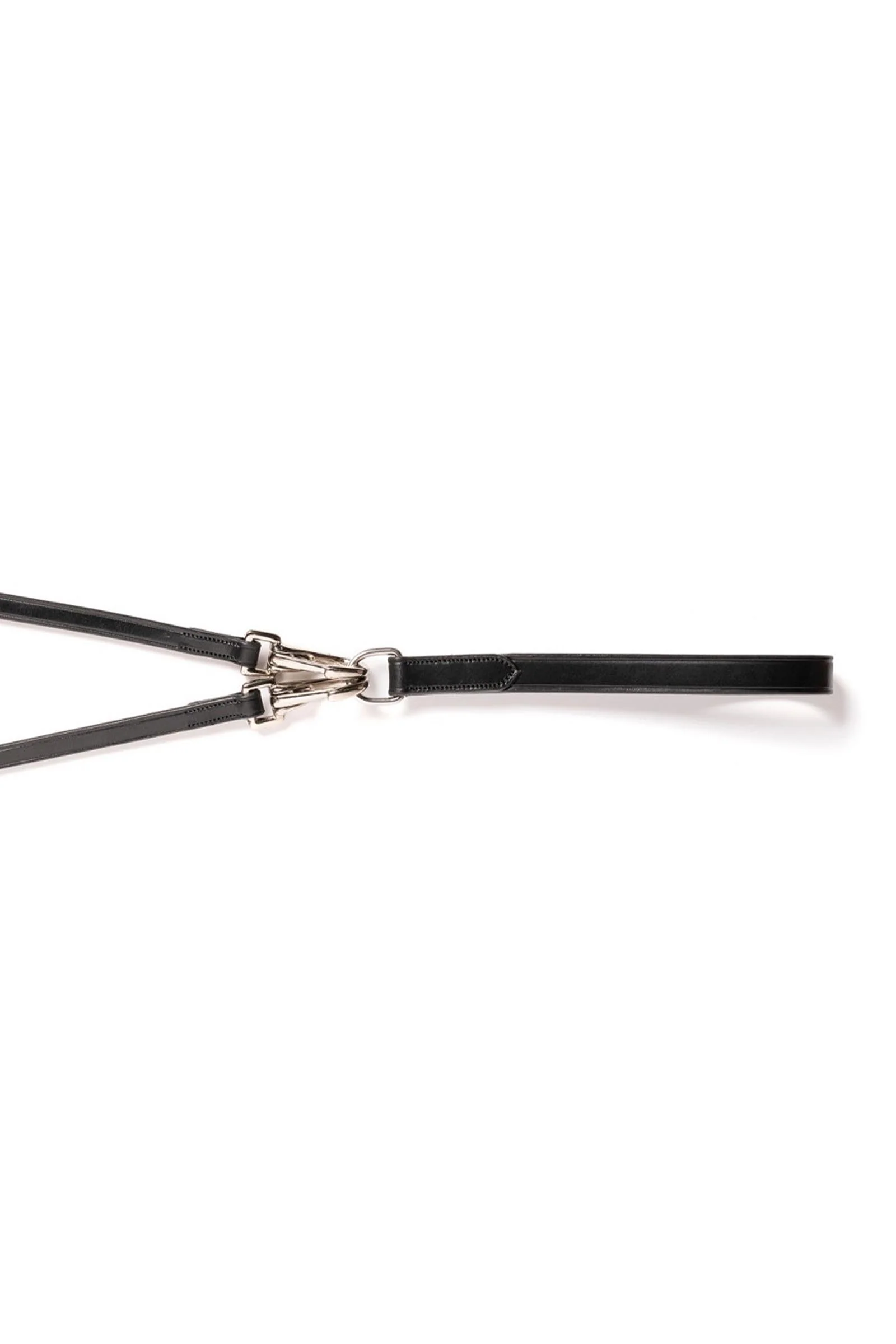 Monaco trekktøy i lær/gummi ½ tomme (Hunter) Black/Silver F