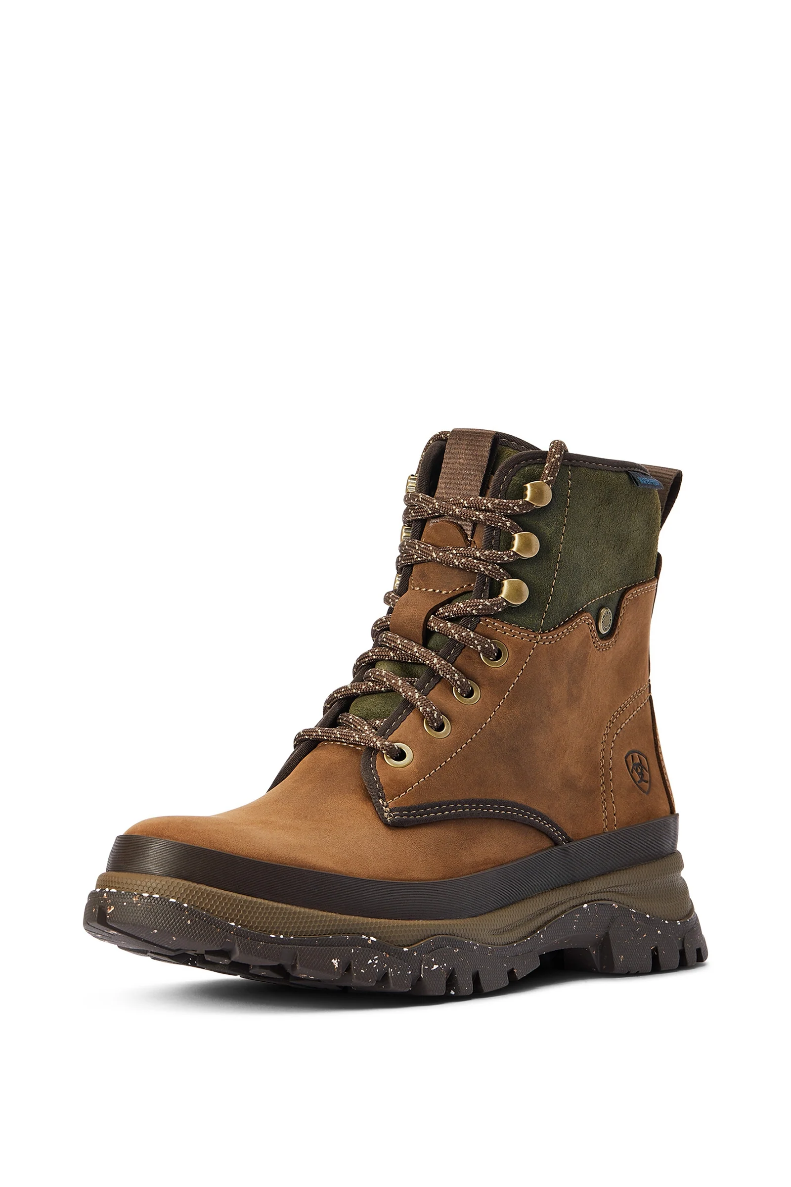 Moresby H2O Dame vanntette snørestøvler Oily Distressed Brown 42