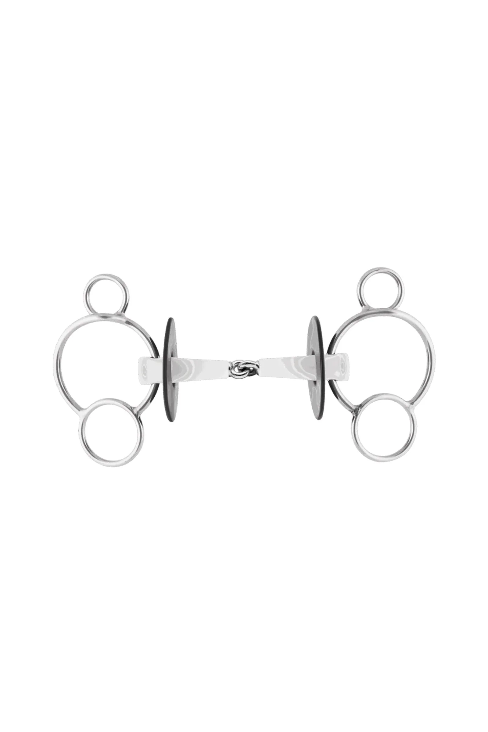 Nathe 3-rings bitt, enkelt leddet, 18 mm, termoplast 135 mm