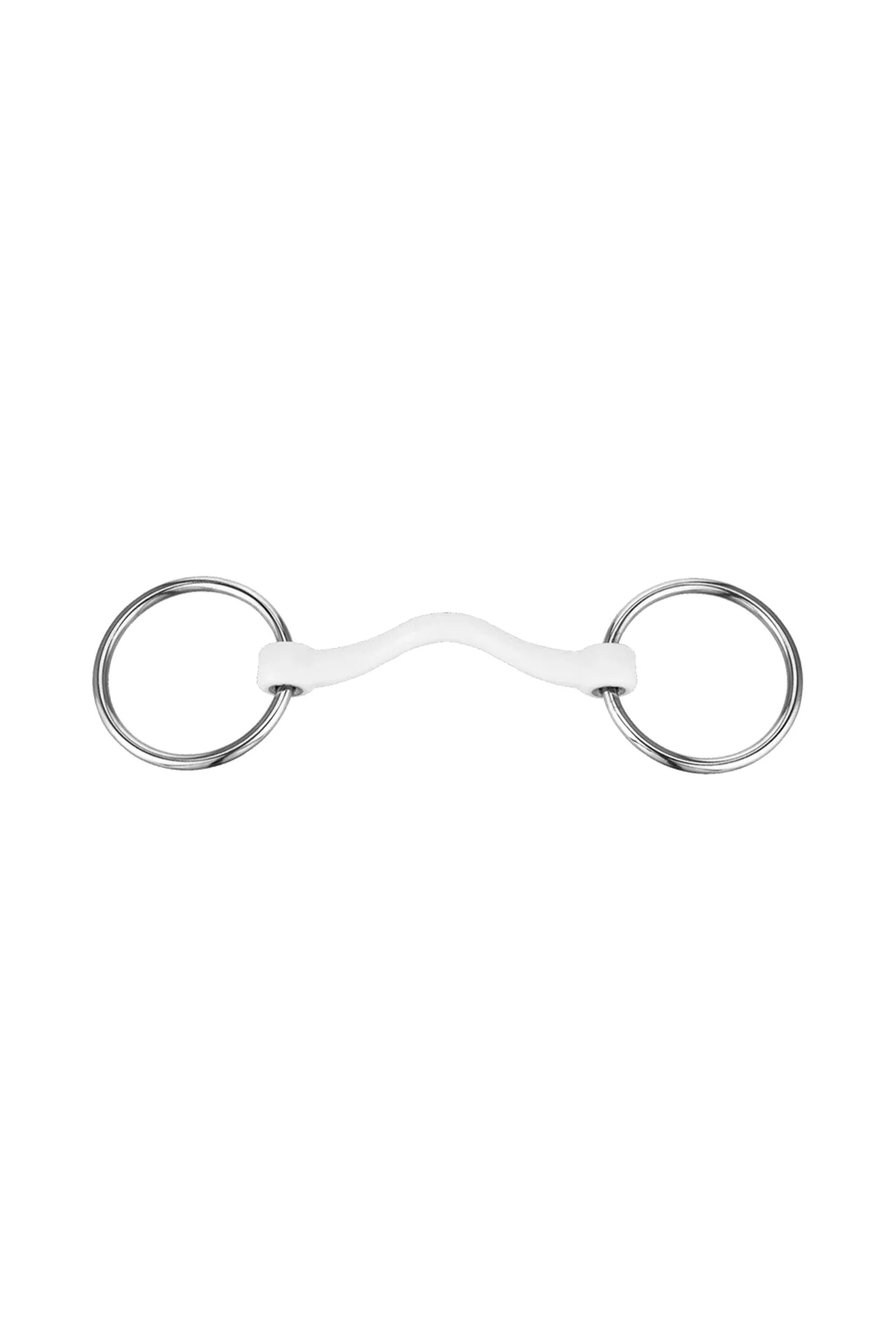 Nathe CM bitt, hard rett stang med tungefrihet, 15 mm, termoplast Metall 120 mm