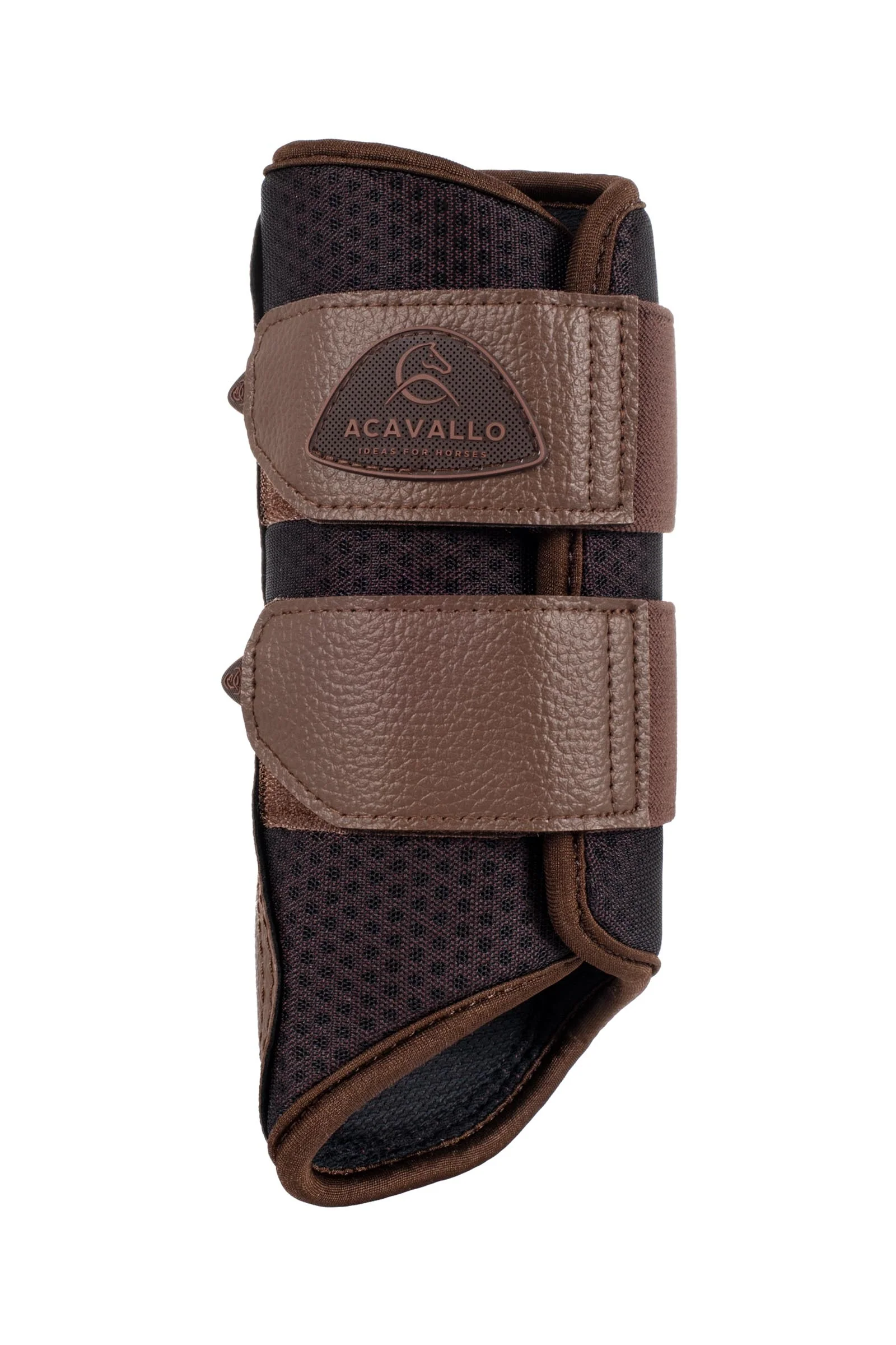 neopren senebeskyttere, front Dark Brown L