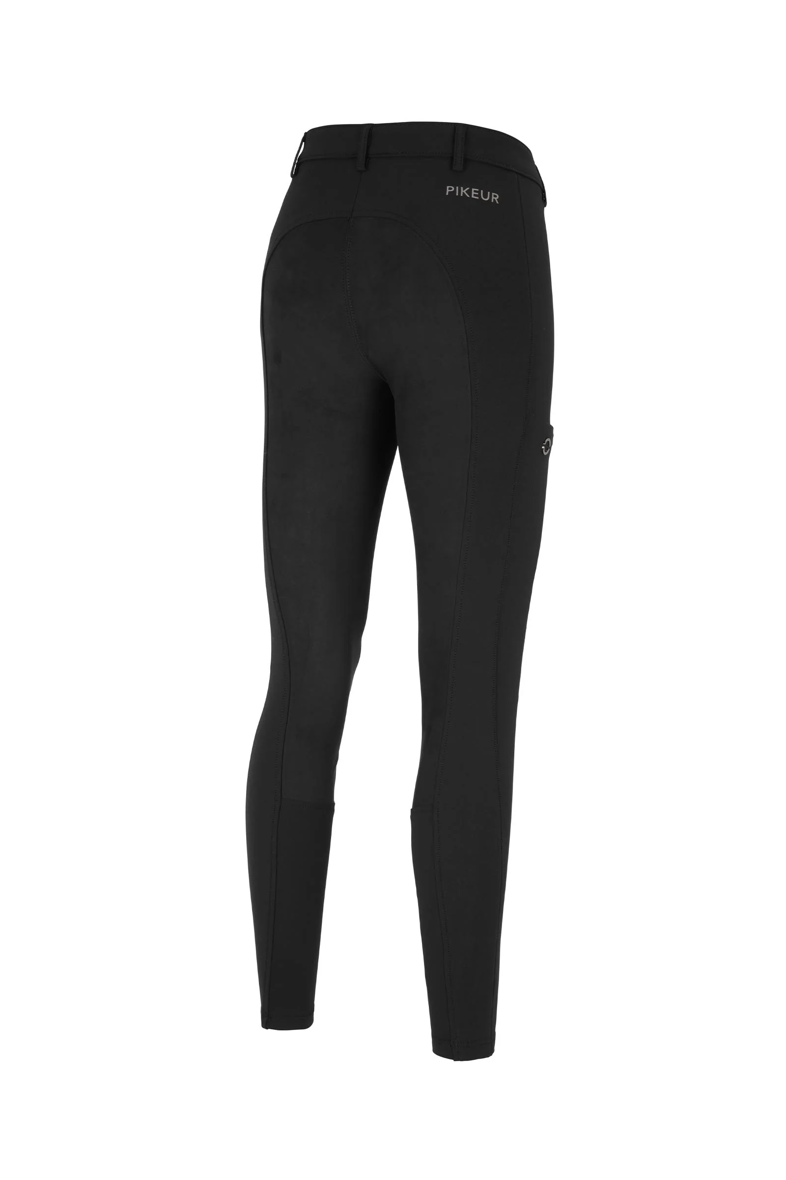 New Lugana FFL Ridebukse dame med middels høy midje og helskinn Black 32