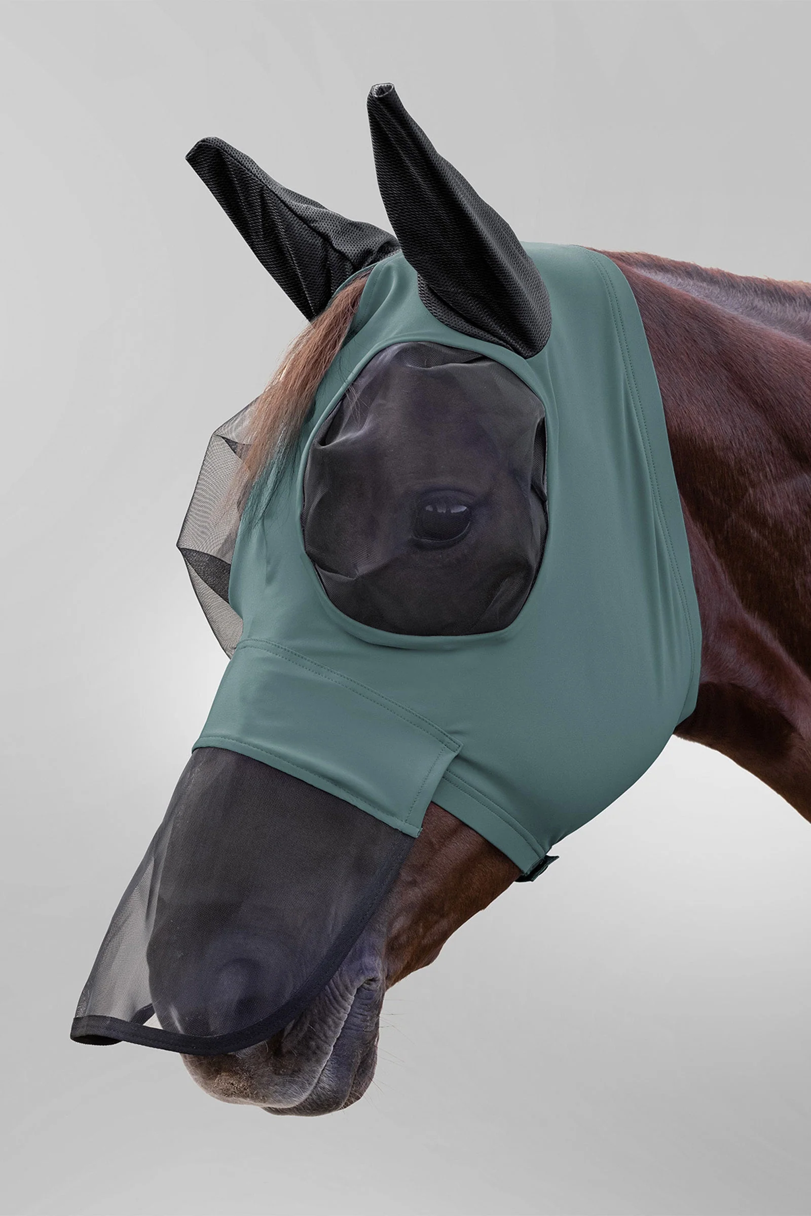 Puck fluemaske med nesebeskyttelse og UV-beskyttelse Pine Green C