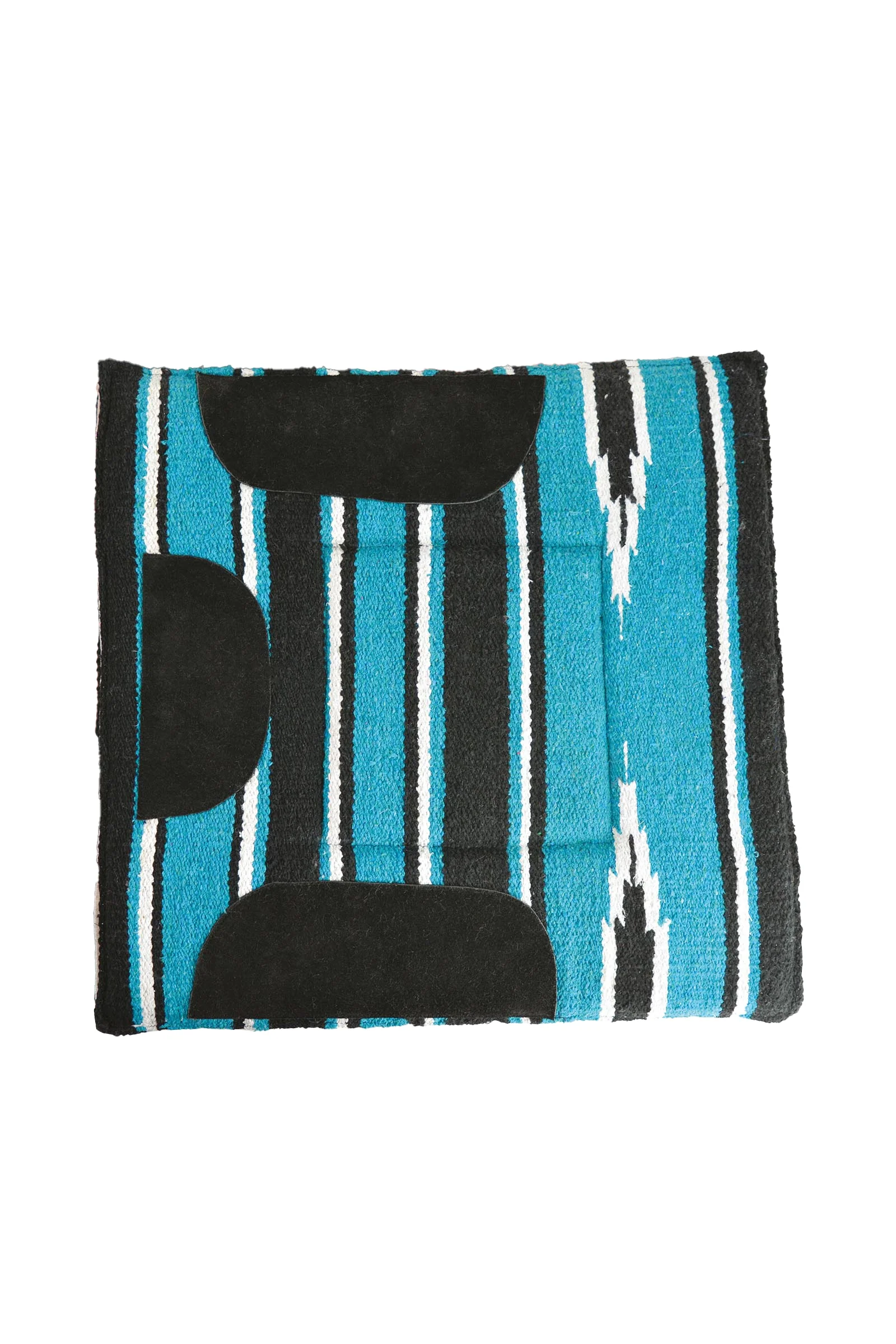 Quiltet Navajo salpad Turquoise/Black/White SHP