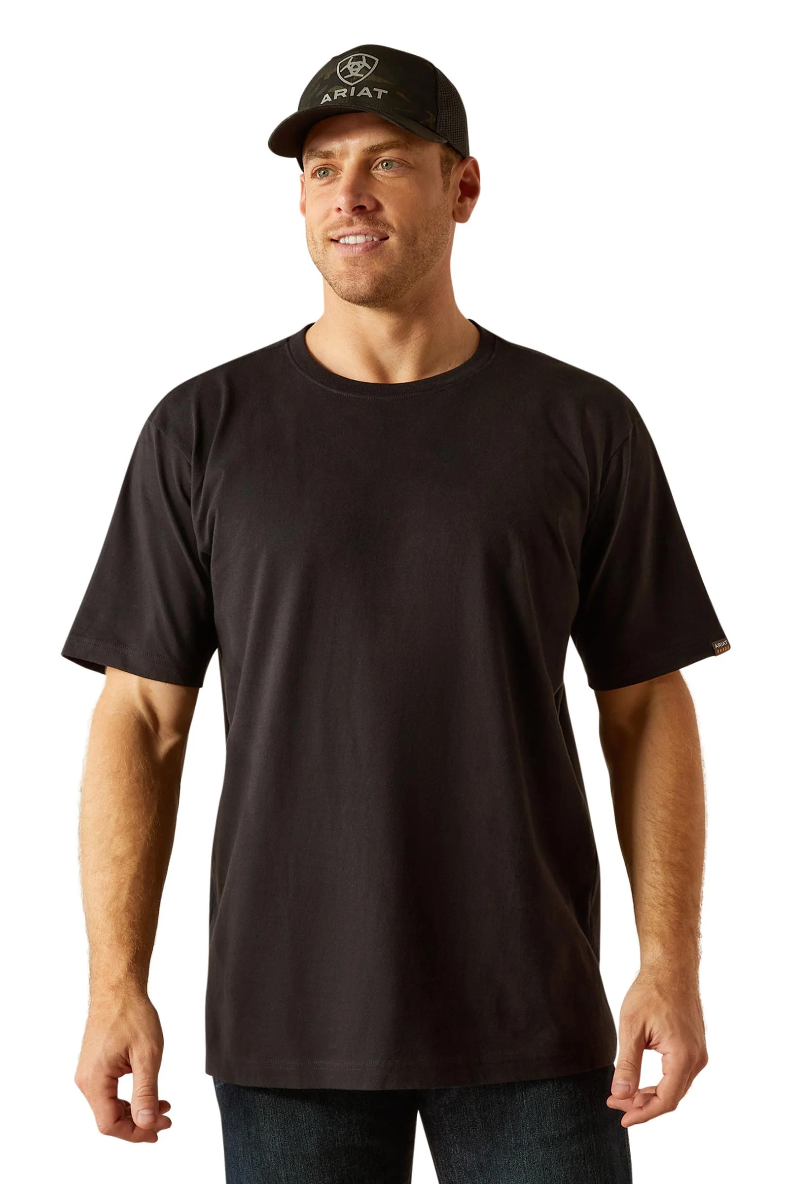 Rebar Cotton Strong Standard Herre T-skjorte Black XS
