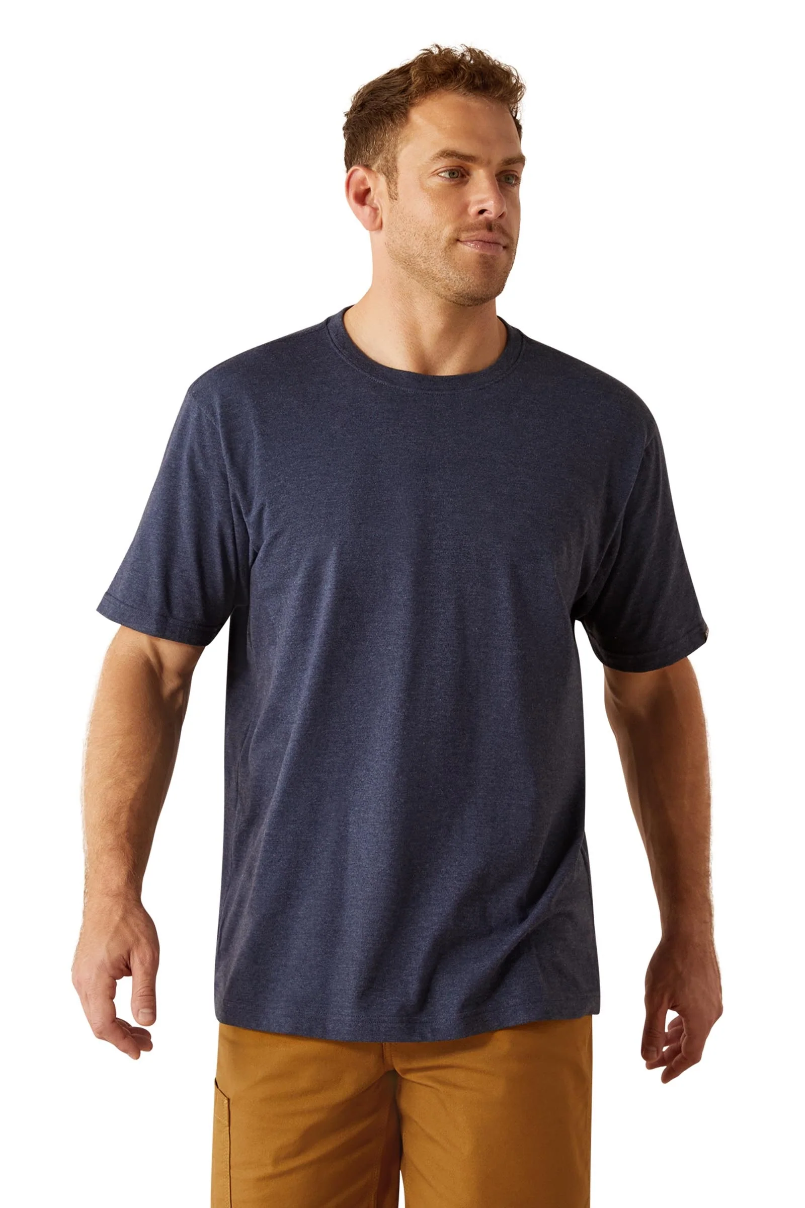 Rebar Cotton Strong Standard Herre T-skjorte Navy Heather M