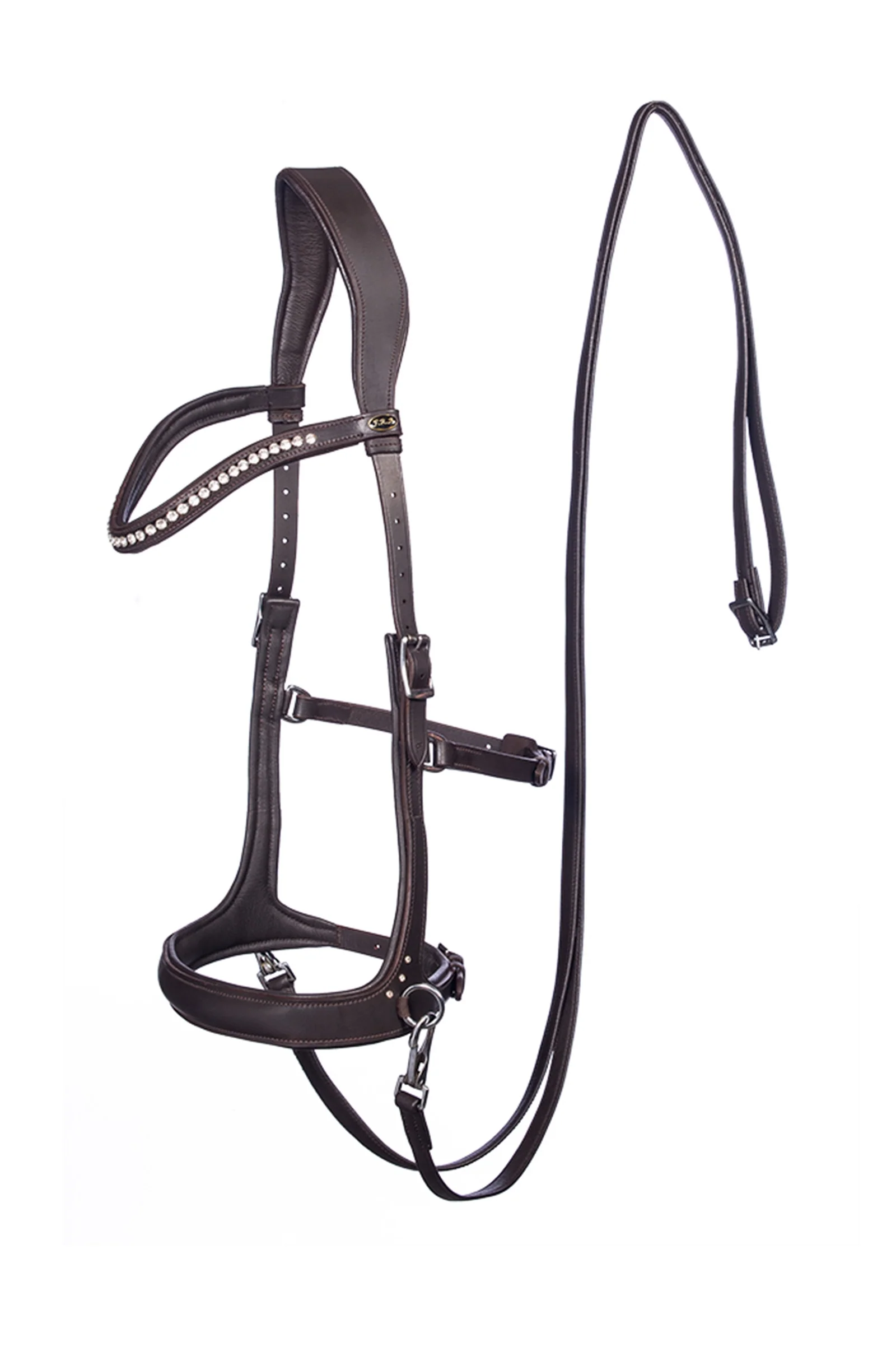 Rebecca Sidepull med tøyler (System 3) Brown P