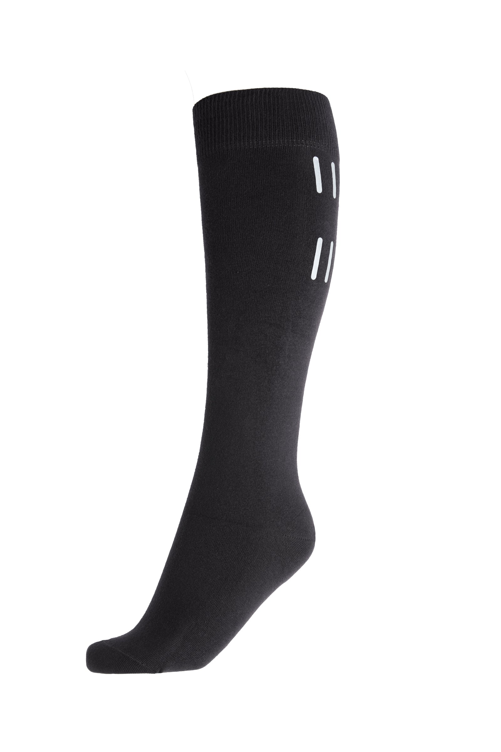 reflekterende strikkede sokker Black 43-46