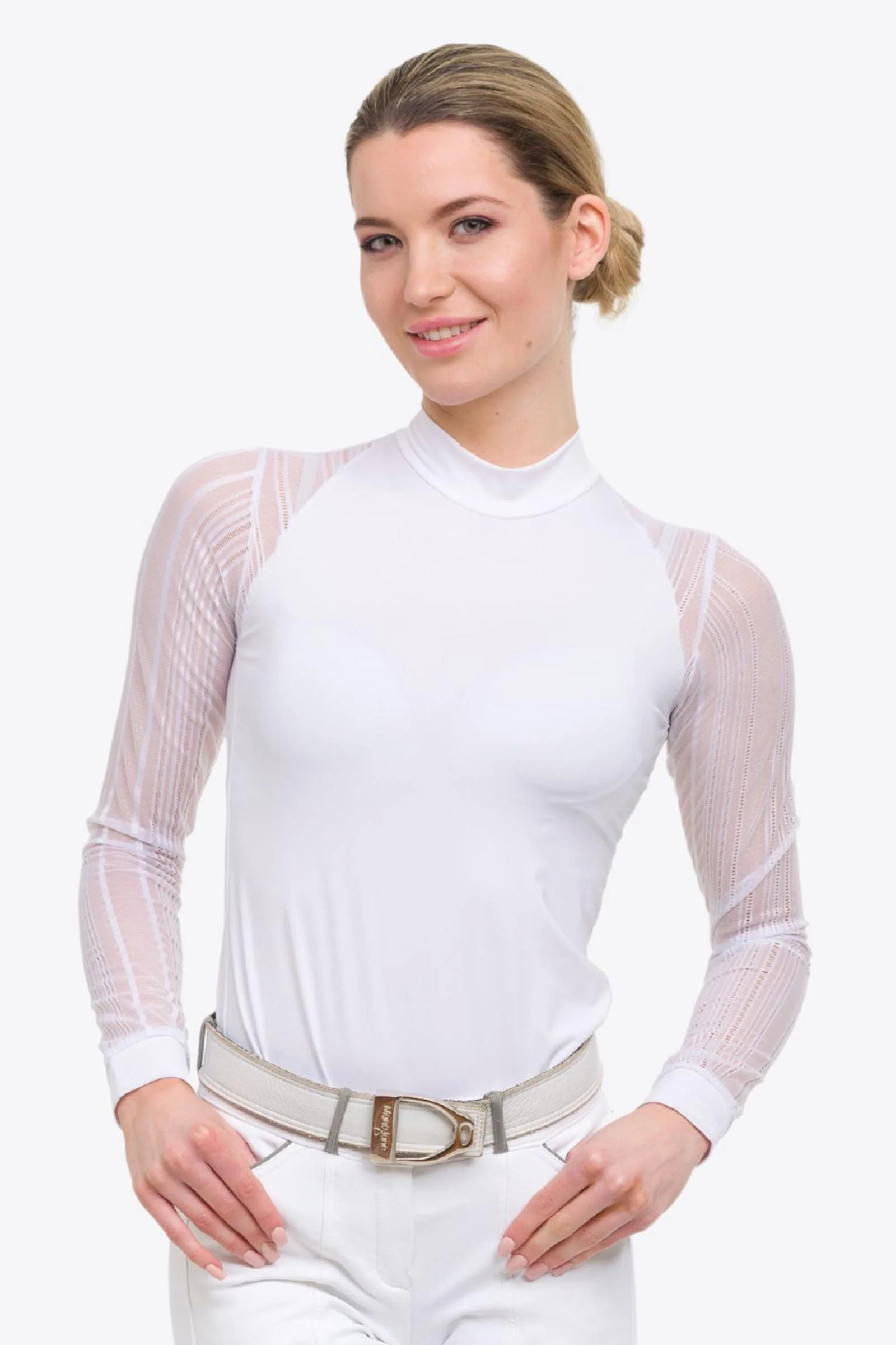 stevneskjorte Contessa, dame langermet White XXL
