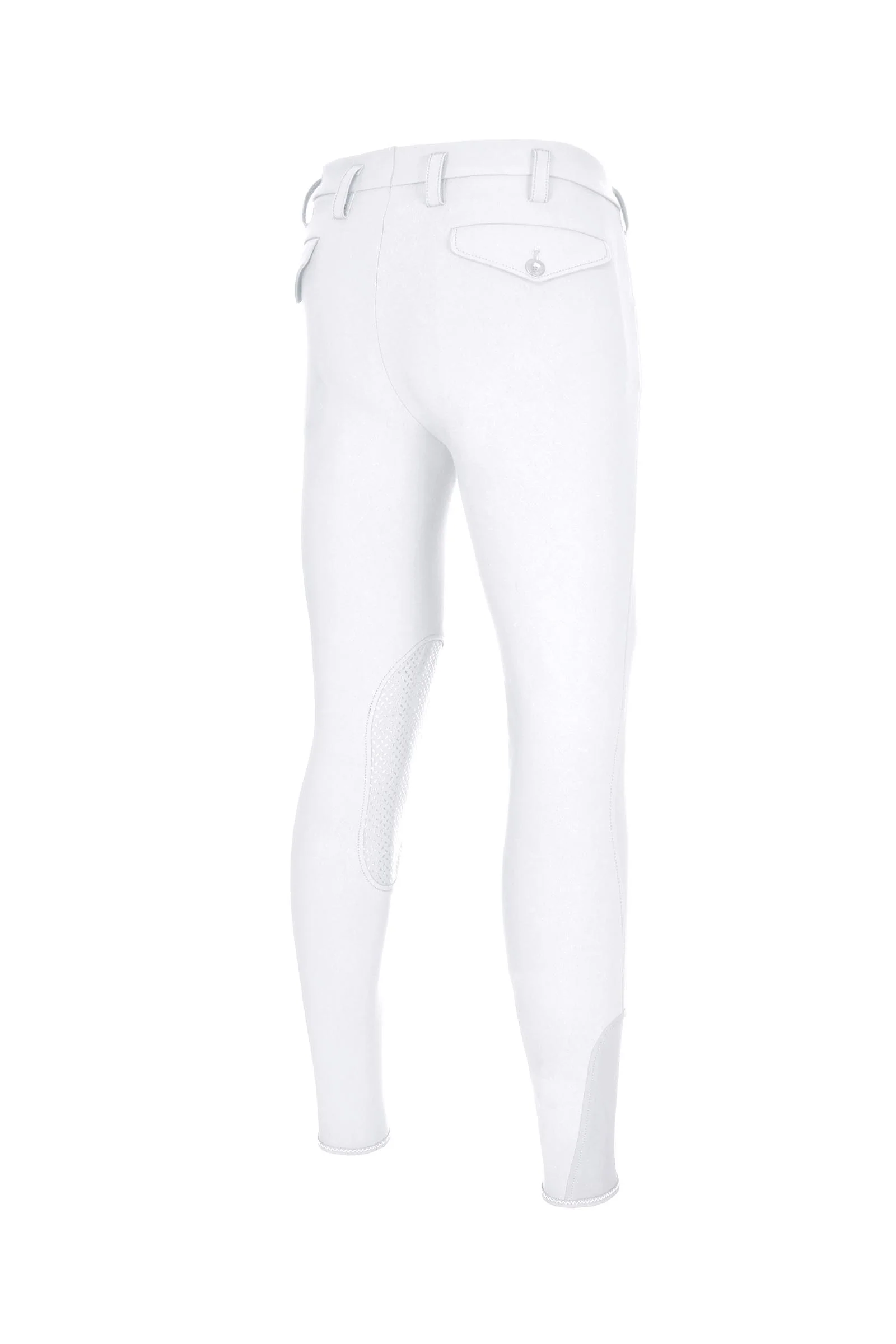Rodrigo ridebukse herre kneforsterkning White 110