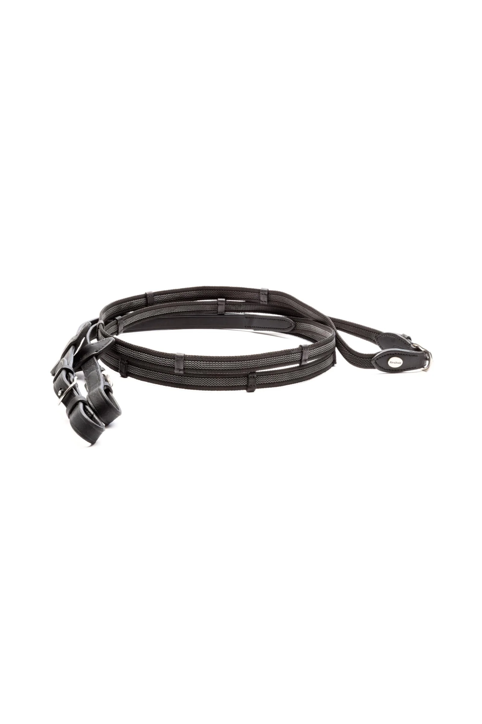 gummitøyler med 5 stoppere, oljet, 16 mm Black/Silver F