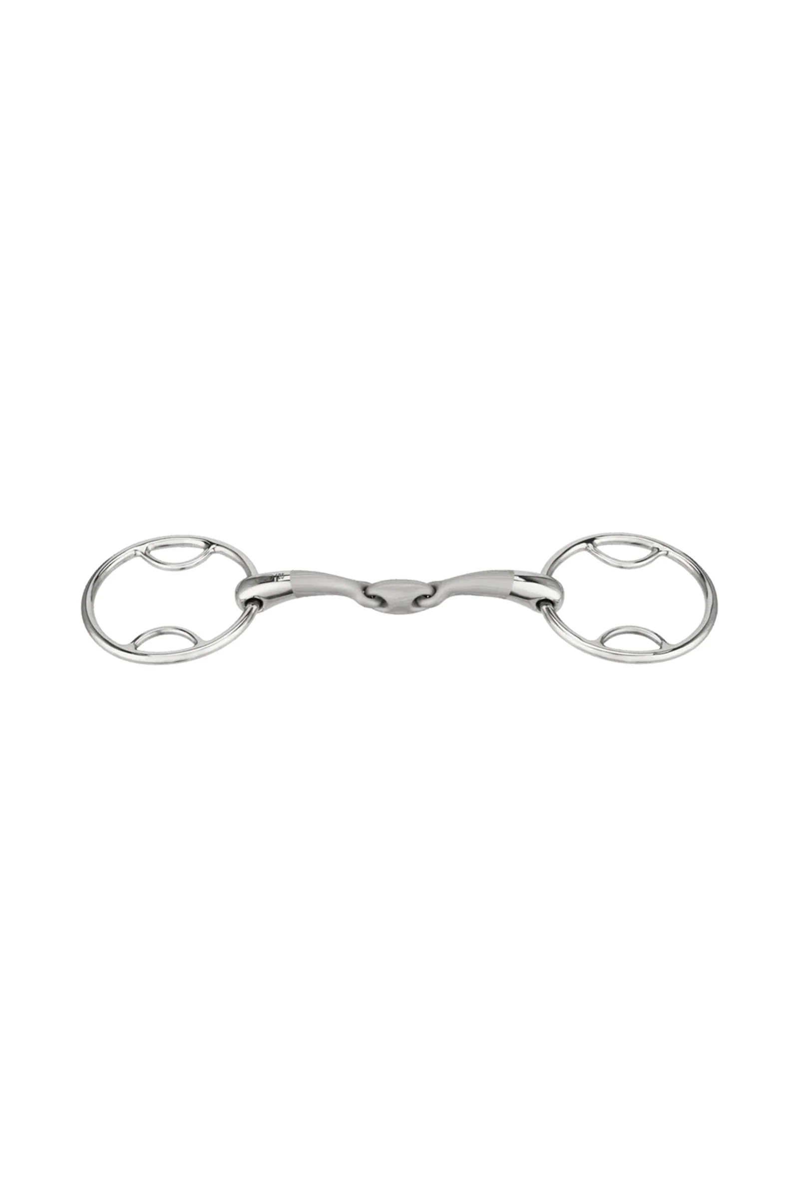 Satinox 3-rings bitt, dobbelt leddet, 14 mm, rustfritt stål Metall 115 mm