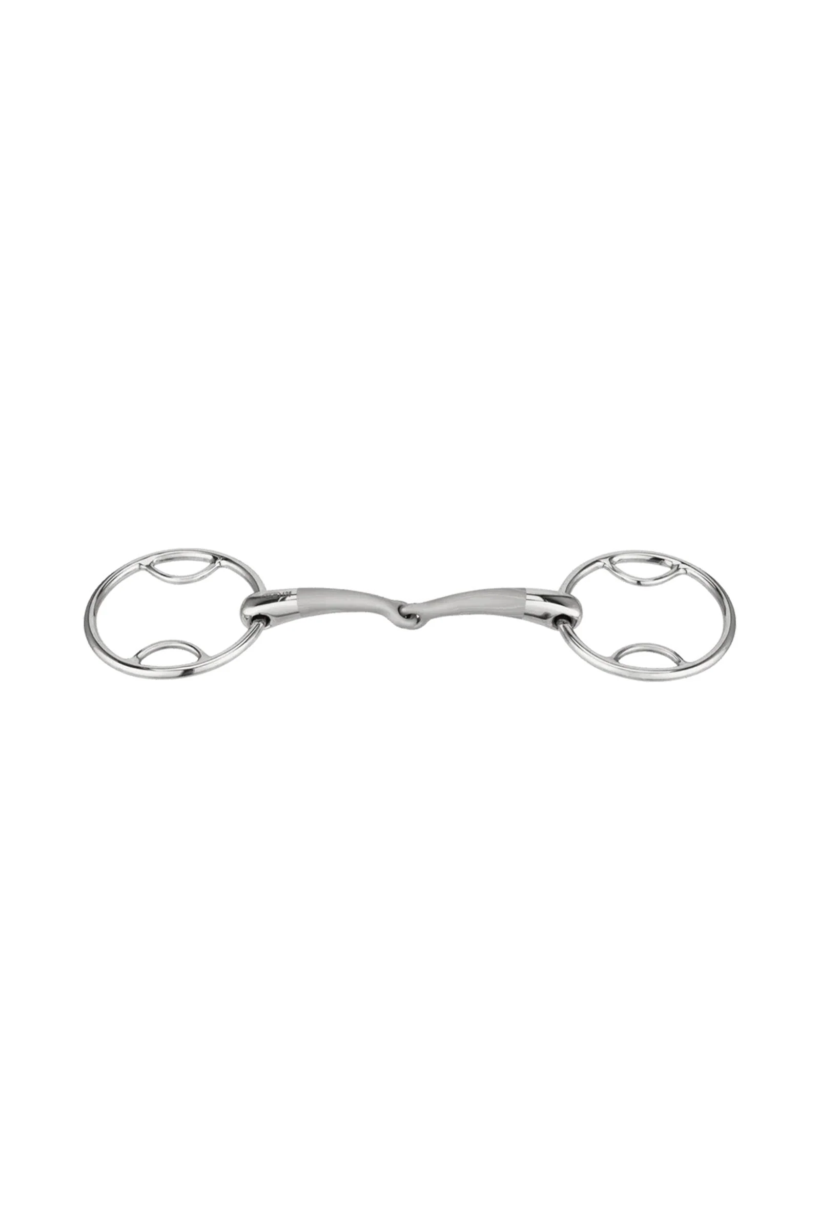 Satinox 3-rings bitt, enkelt leddet, 14 mm, rustfritt stål Metall 135 mm