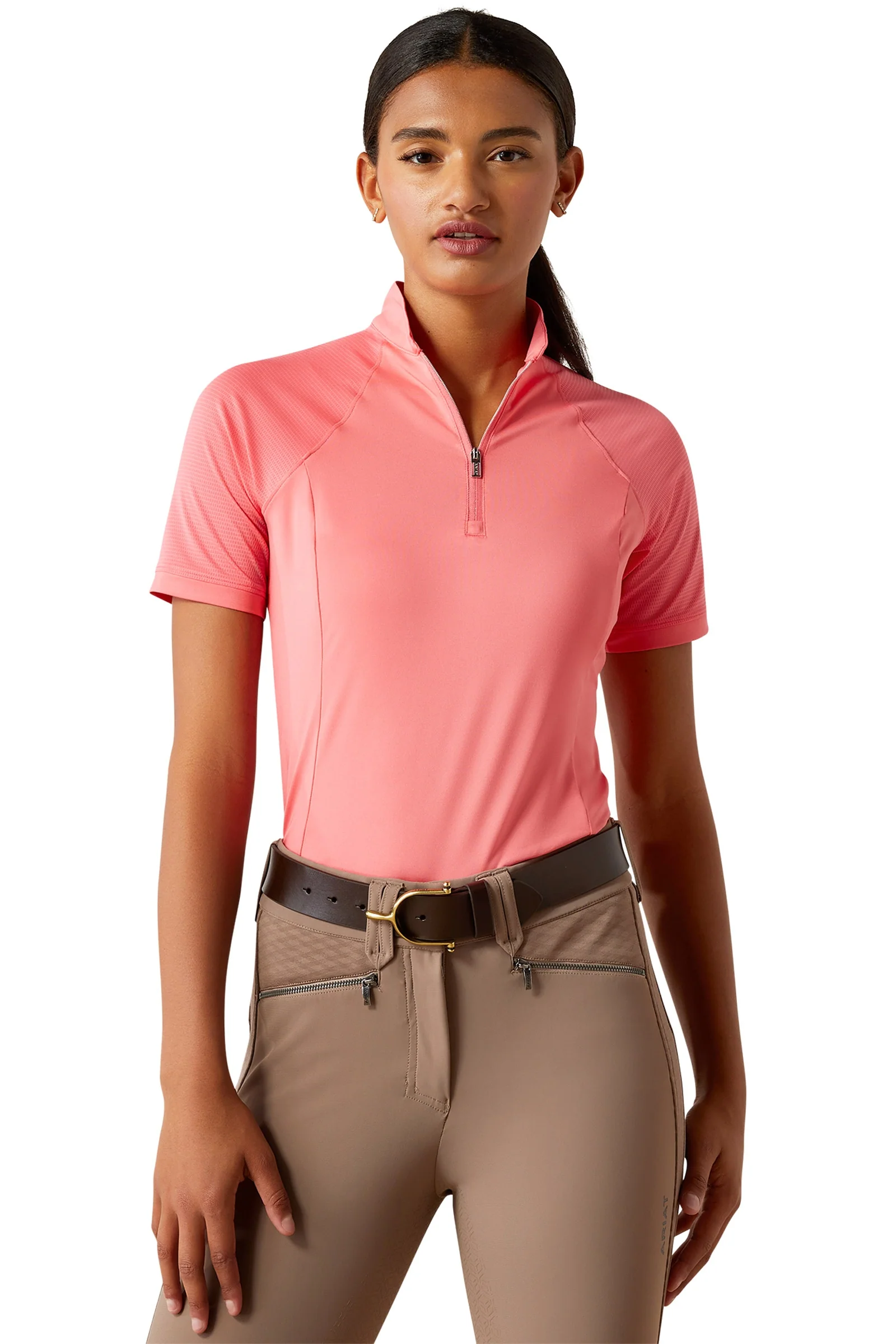 Soquel dame-baselayer med 1/4 glidelÄs Coral Paradise L