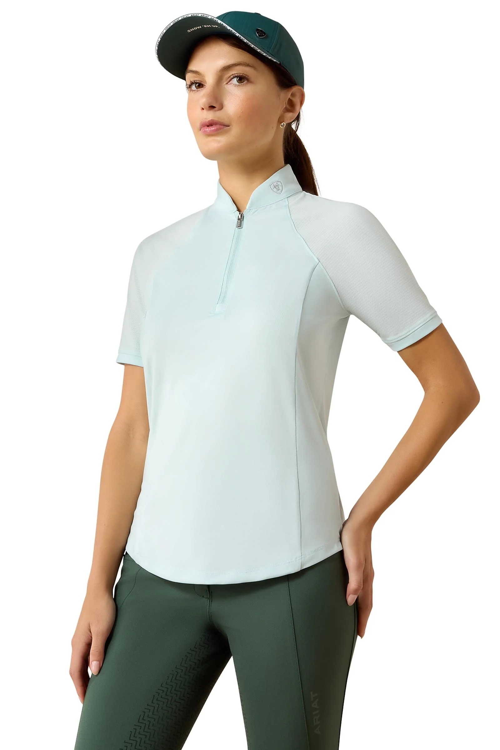 Soquel dame-baselayer med 1/4 glidelÄs Starlight Blue L