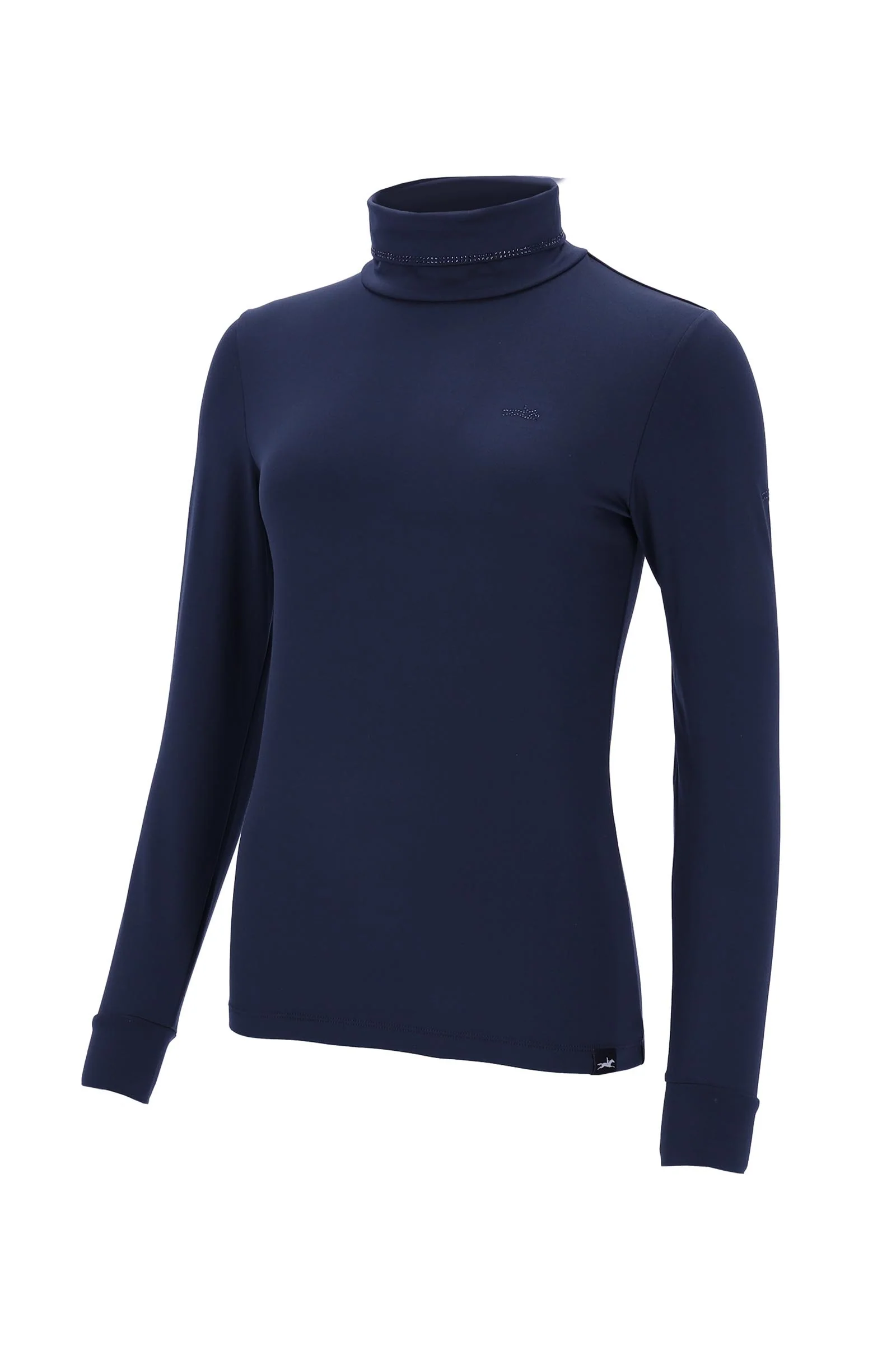 SPAnne Style Dame Turtleneck-skjorte Dark Navy M
