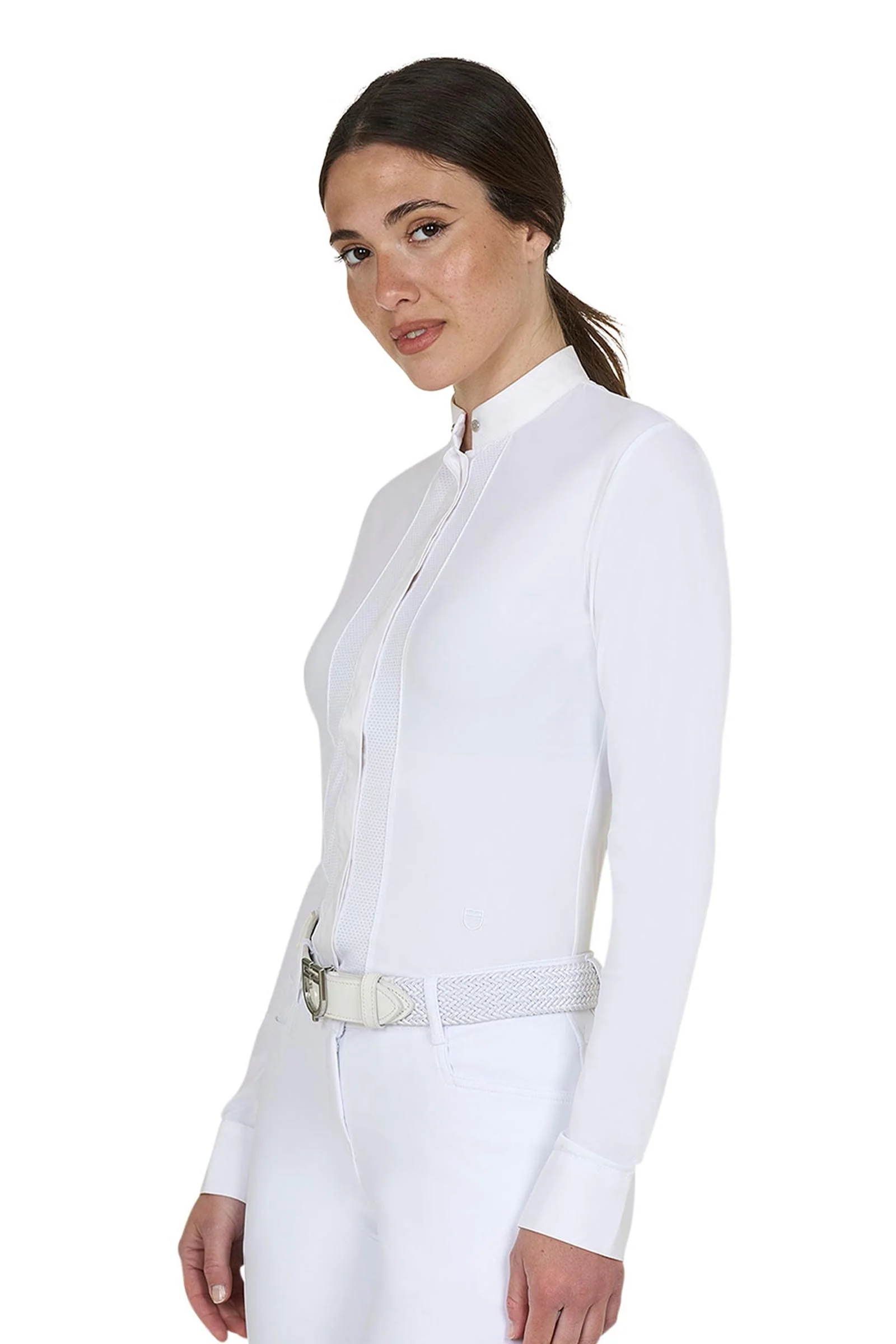 SS2026 Dame Micromesh Stevneskjorte White XS