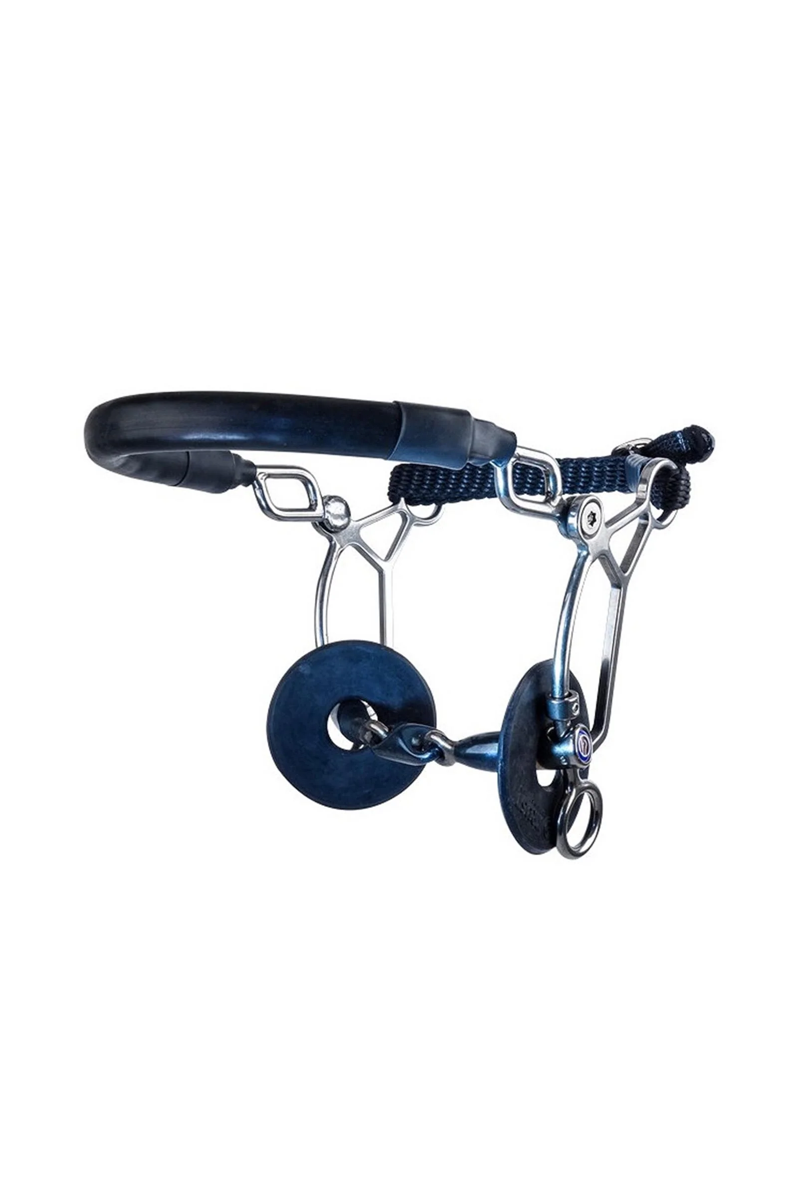 Sweet Iron kort Hackamore Combi tredelt Blue 115 mm